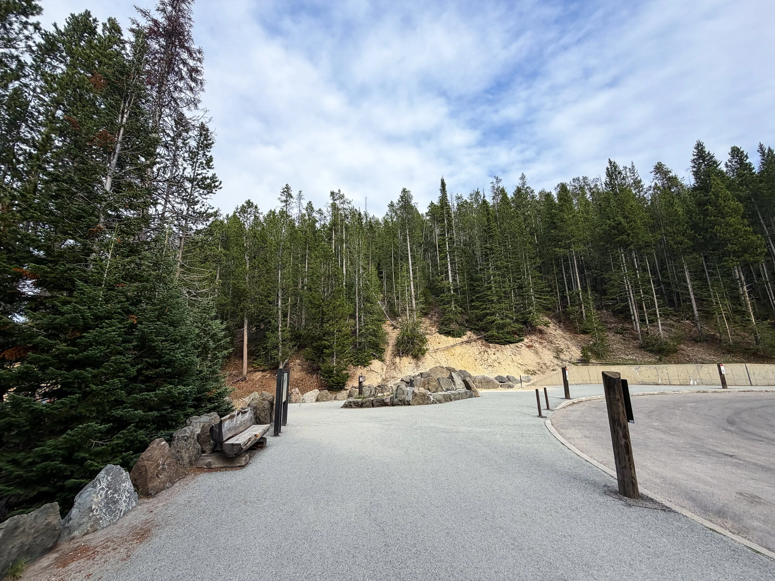 Artist Point Trailhead Yellowstone National Park Wyoming