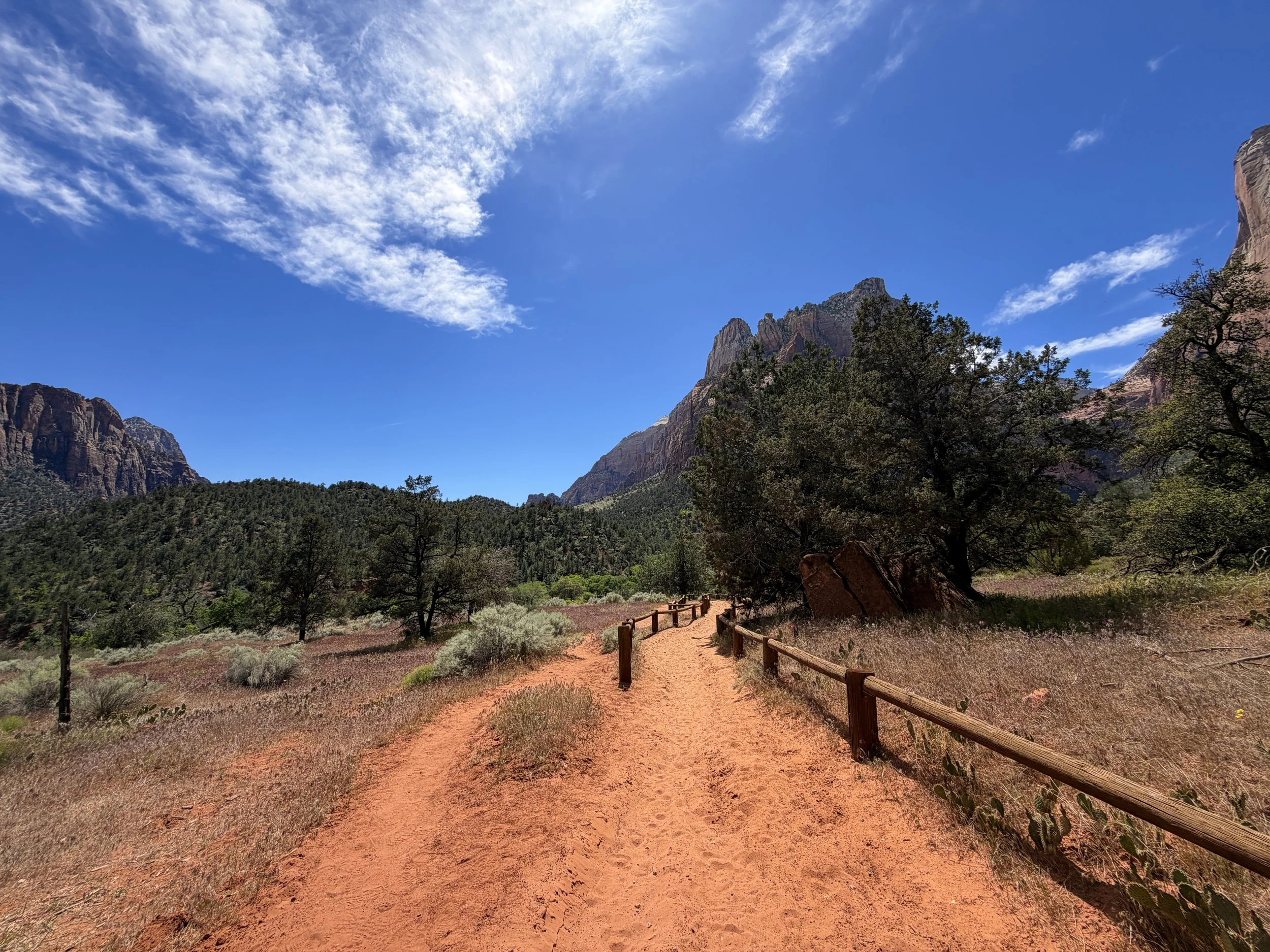 Sand Bench Trail Zion National Park Utah