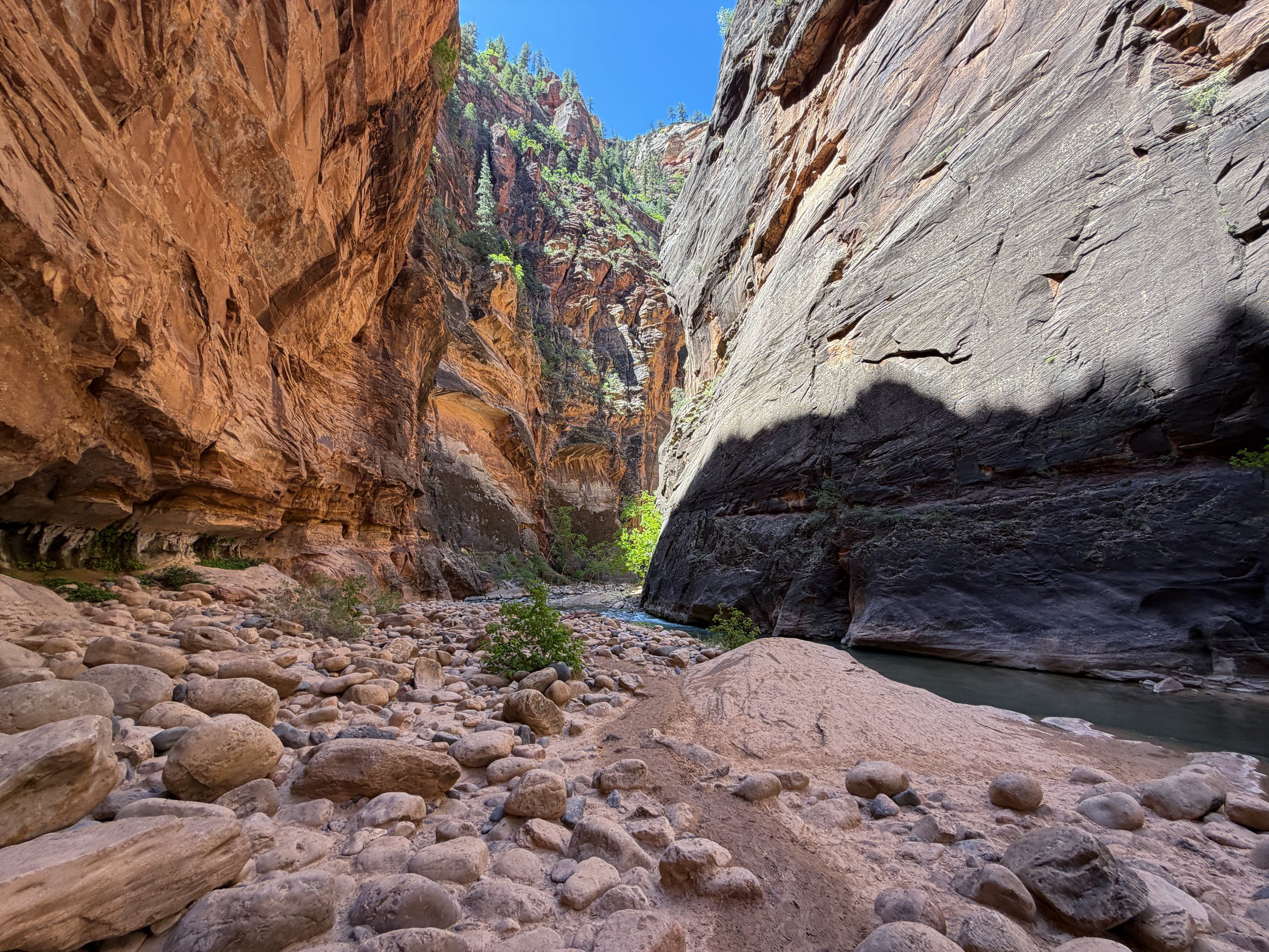 Narrows Trail Zion National Park Utah