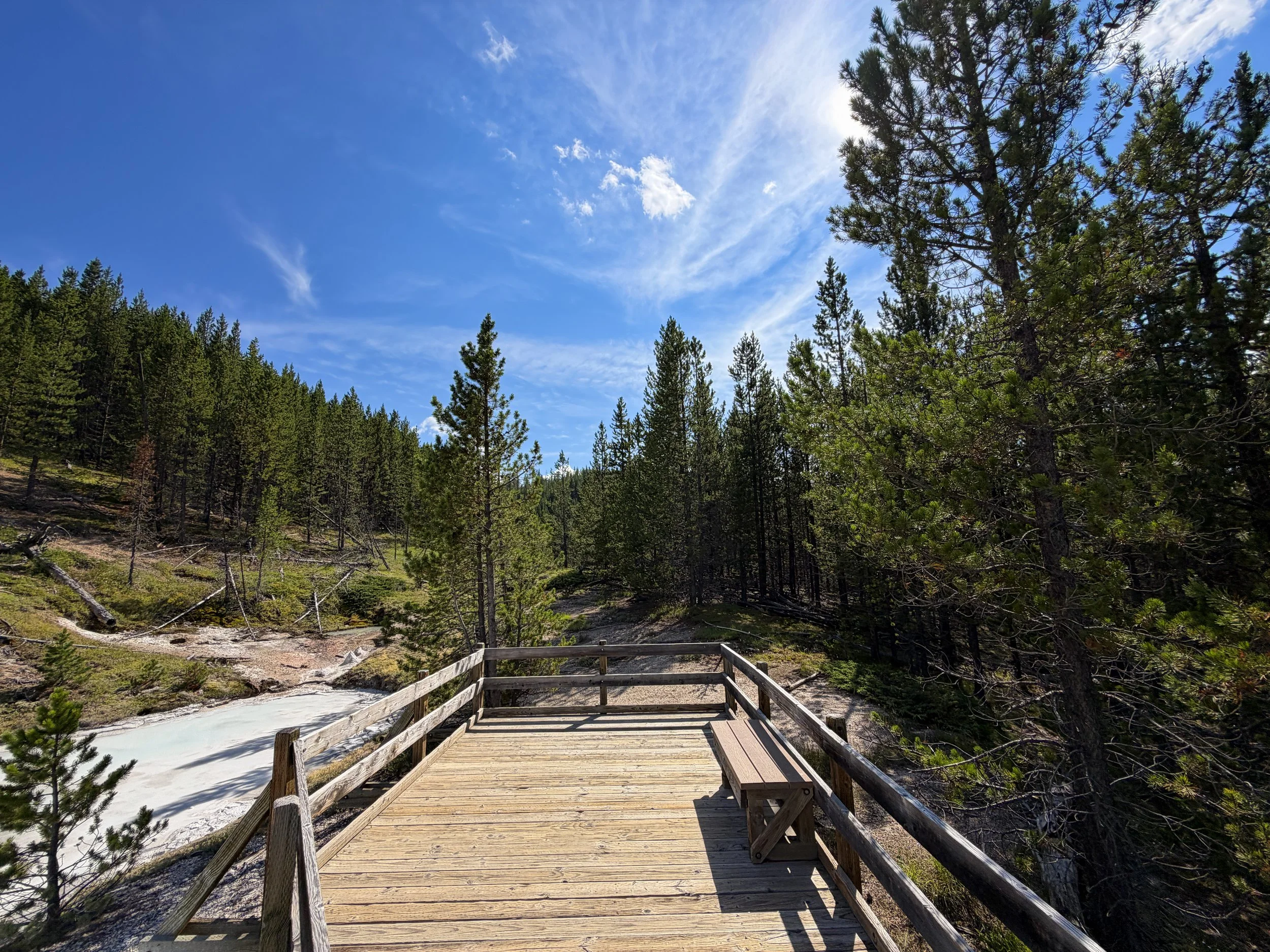 Artists Paintpots Trail Yellowstone National Park Wyoming