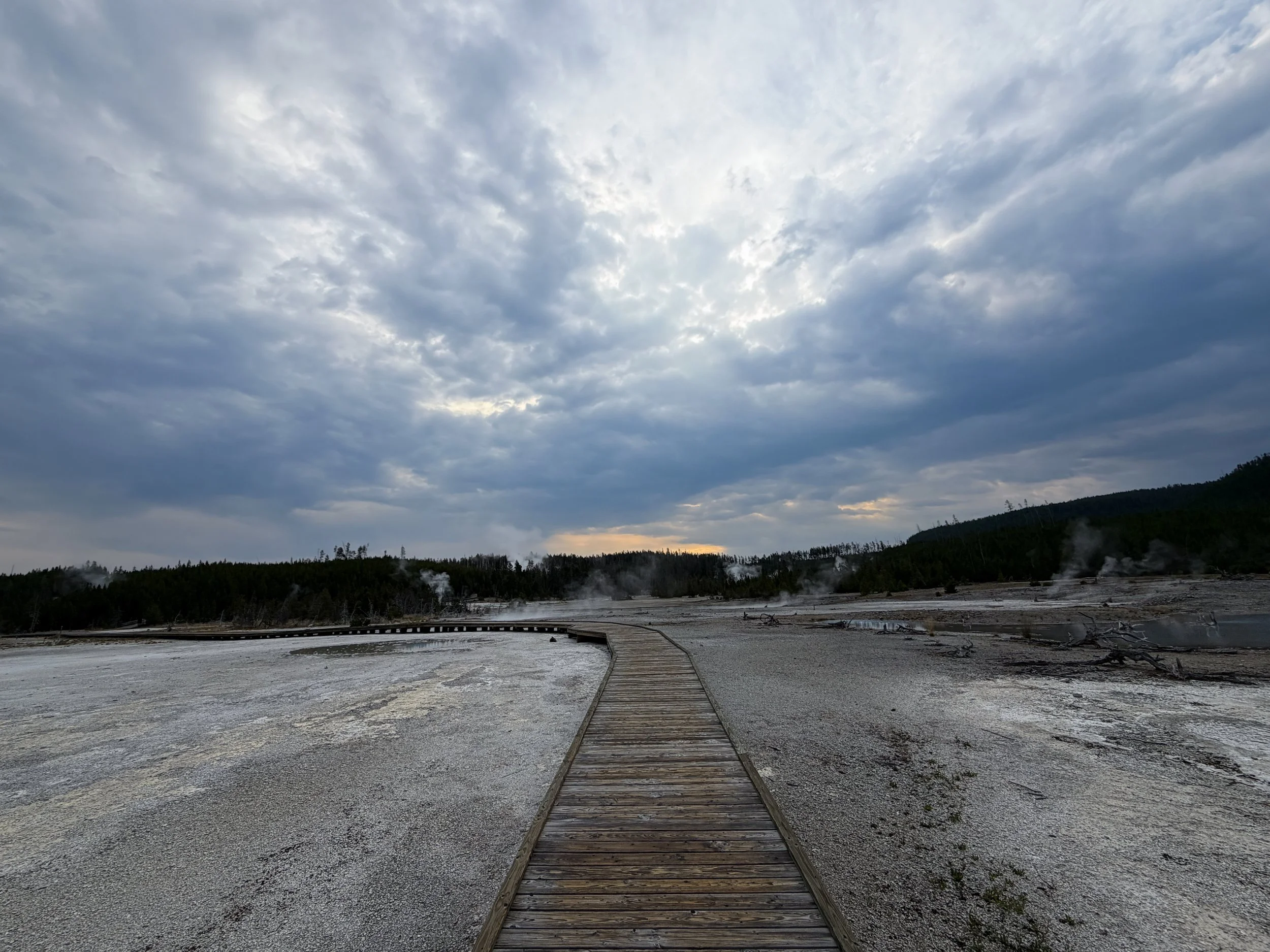 Norris Geyser Basin Trail Yellowstone National Park Wyoming