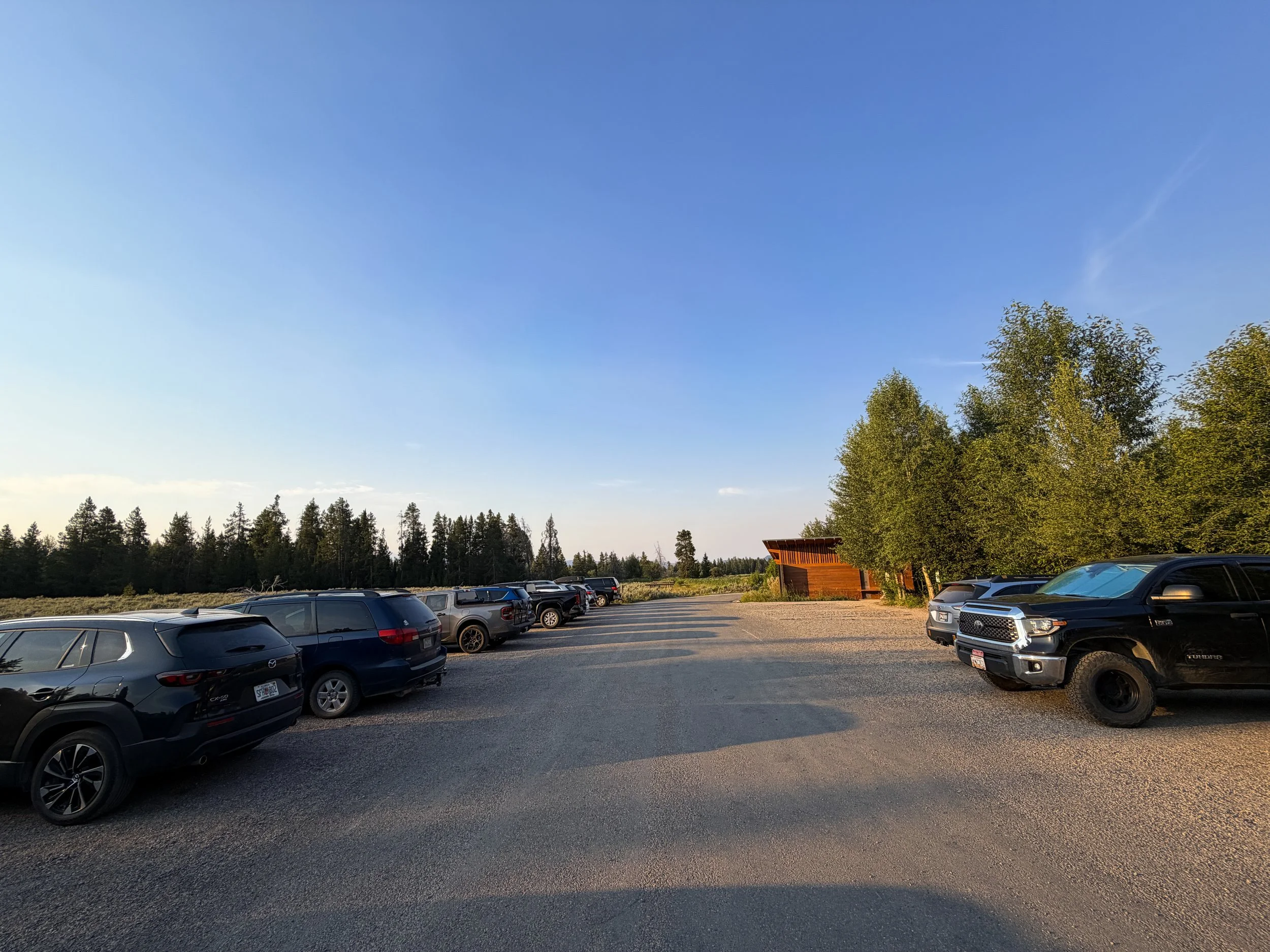 Aspen Ridge Trailhead Parking Grand Teton National Park Wyoming