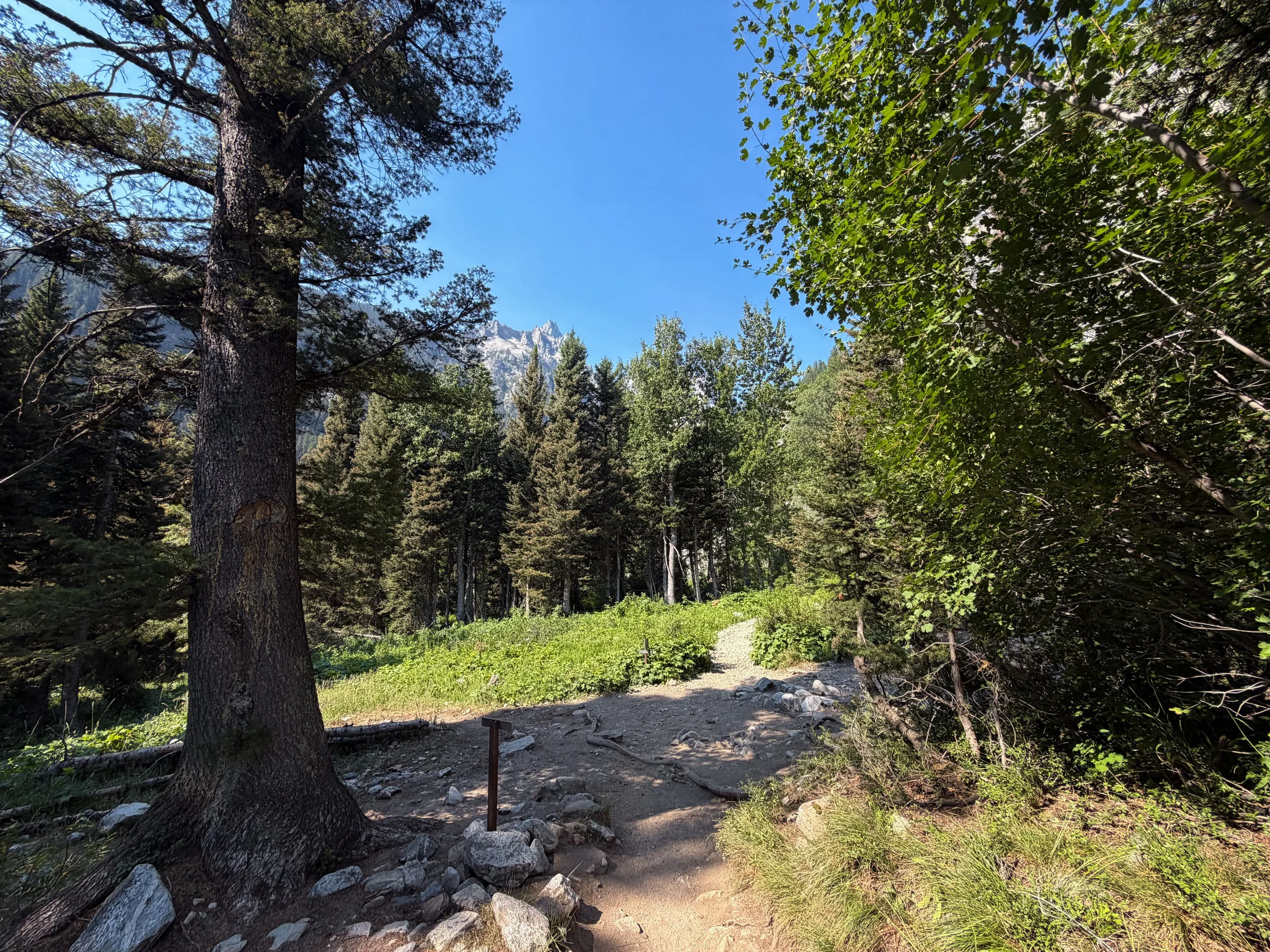Inspiration Point to Cascade Canyon Trail Grand Teton National Park Wyoming