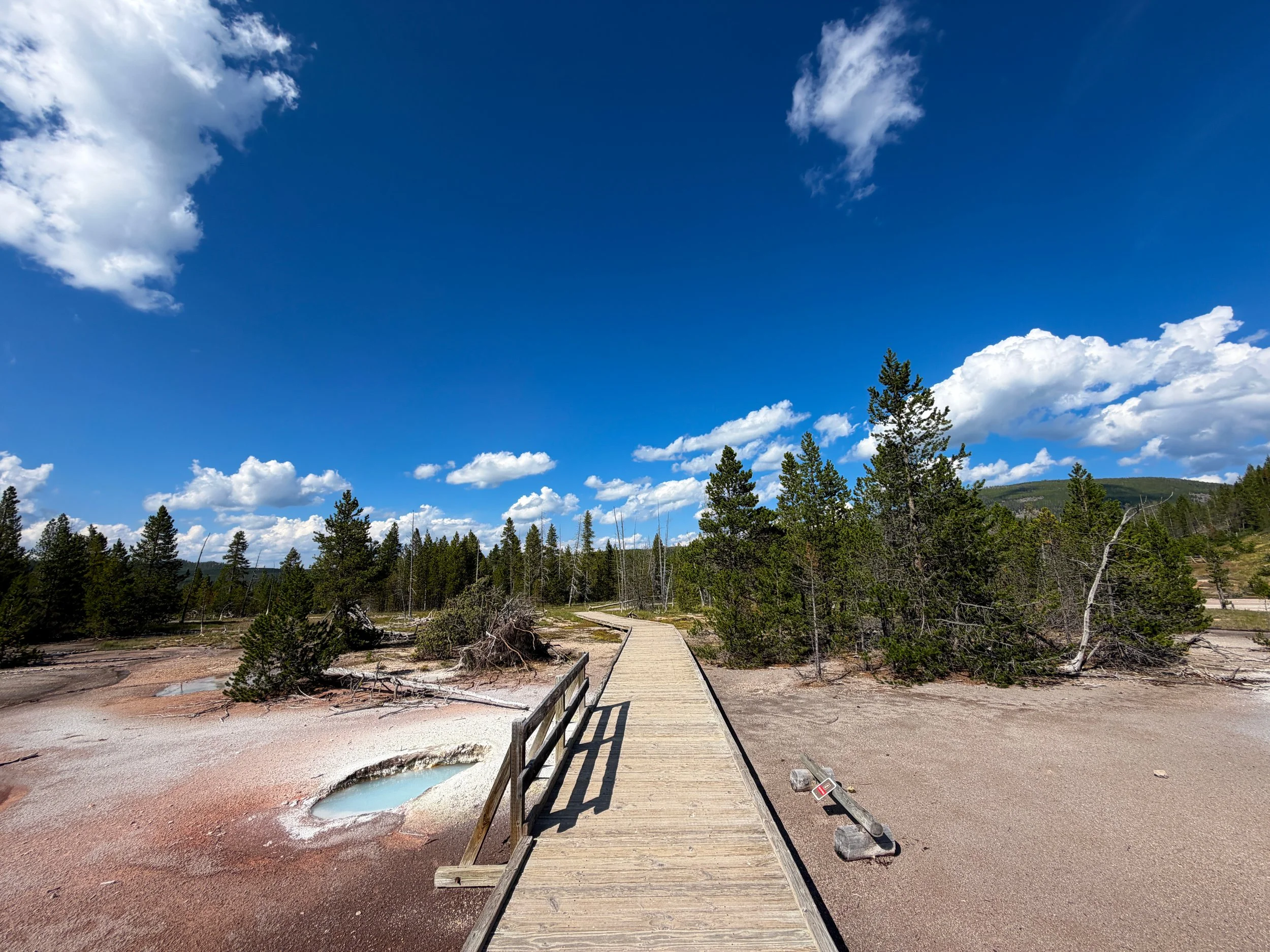 Artists Paintpots Trail Yellowstone National Park Wyoming