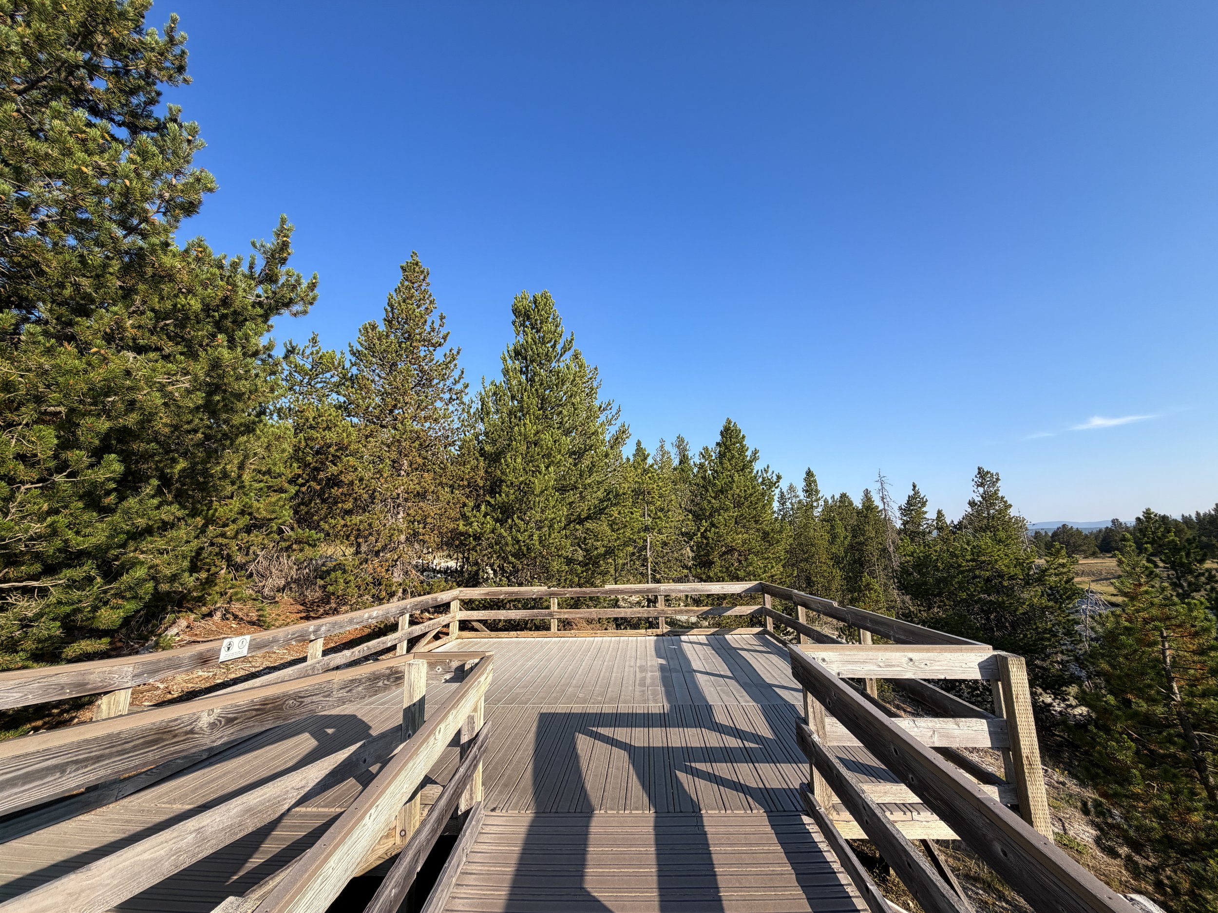 Midway Geyser Basin Trail Yellowstone National Park Wyoming