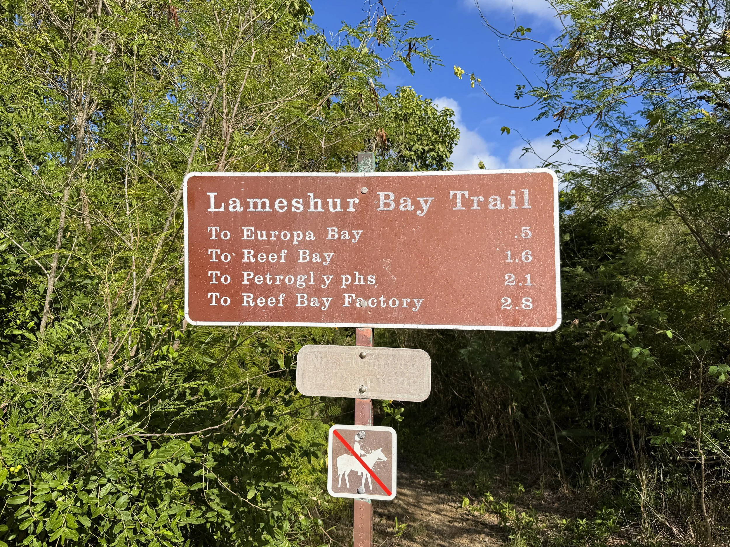Lameshur Bay Trailhead Virgin Islands National Park