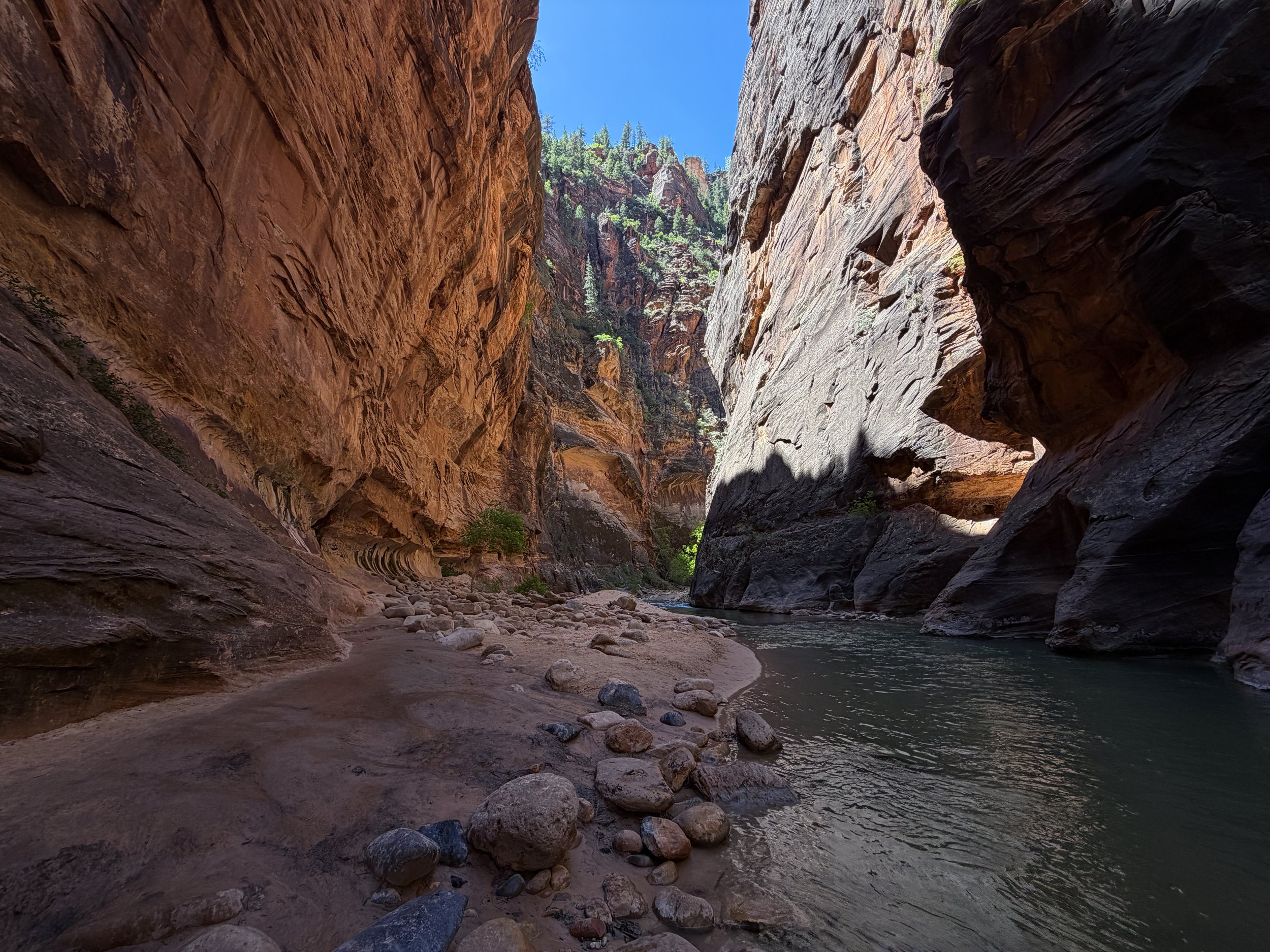 Narrows Trail Zion National Park Utah