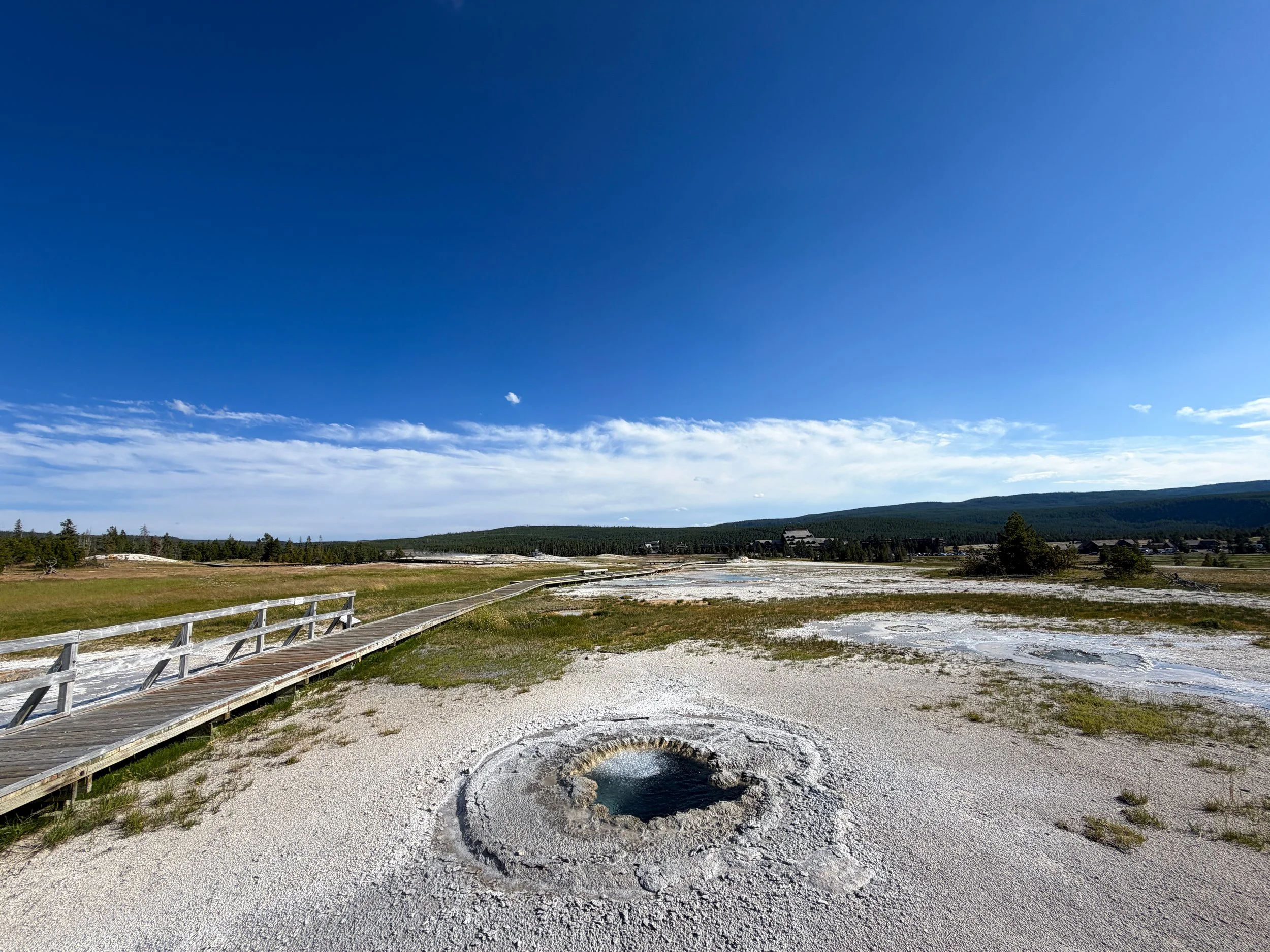 Beach Spring Yellowstone National Park Wyoming