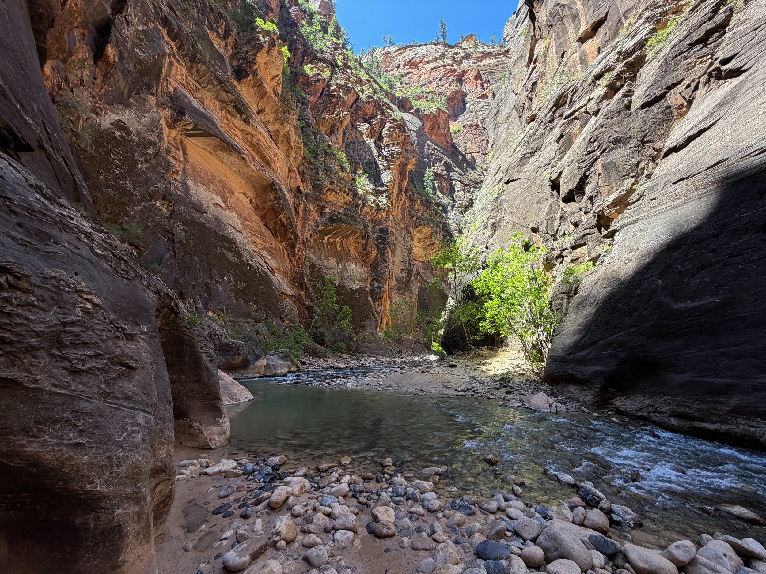 Narrows Trail Zion National Park Utah