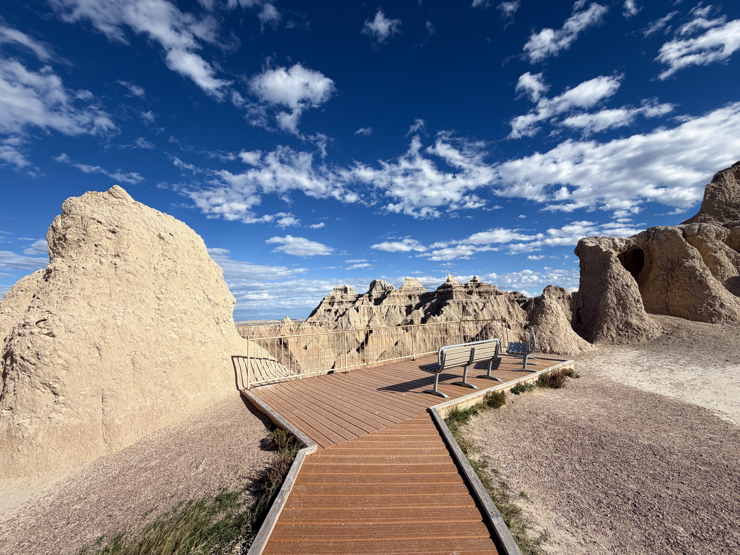 Window Trail Overlook Badlands National Park South Dakota