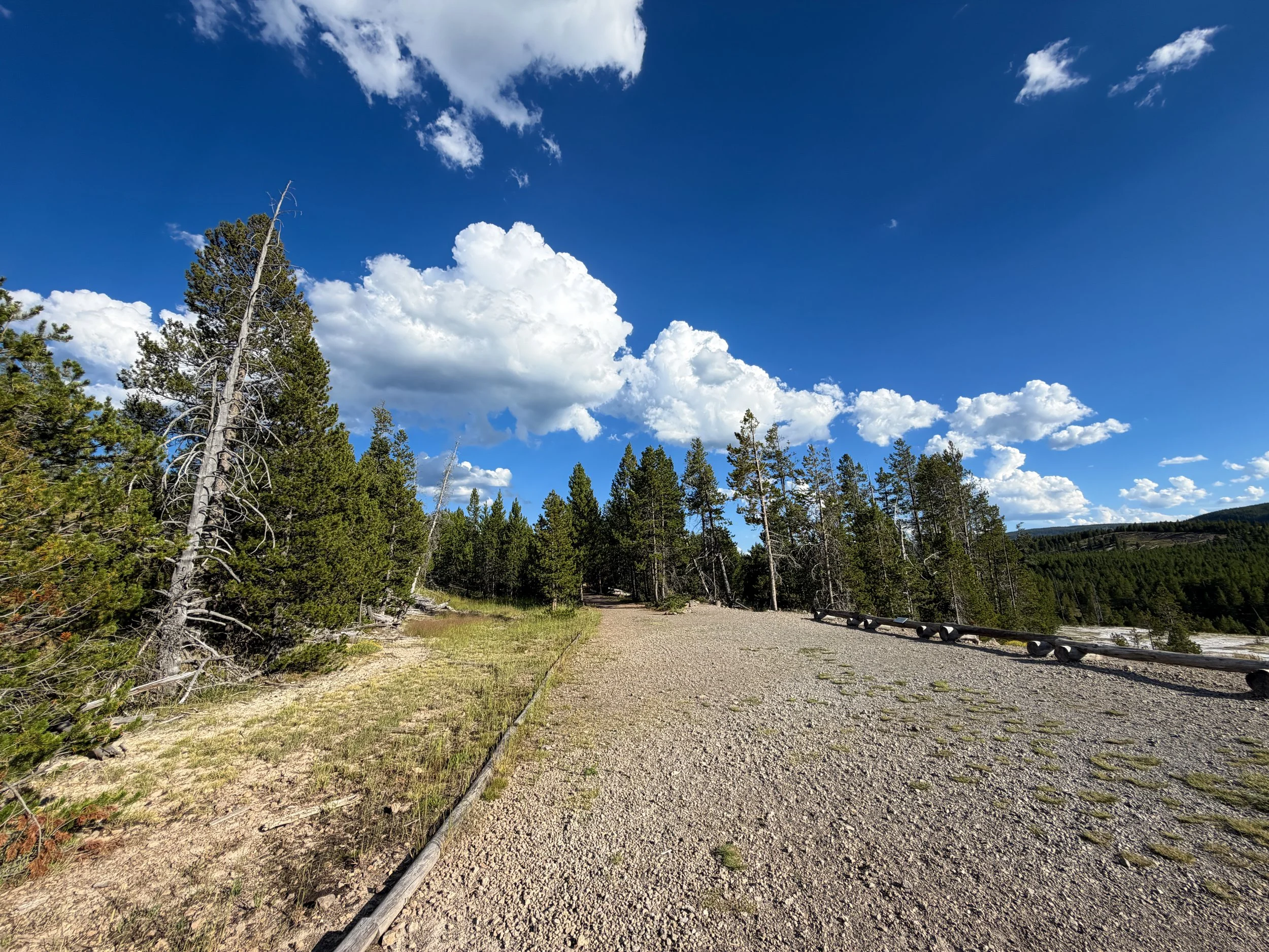 Artemisia Trailhead to the Morning Glory Pool Yellowstone National Park Wyoming