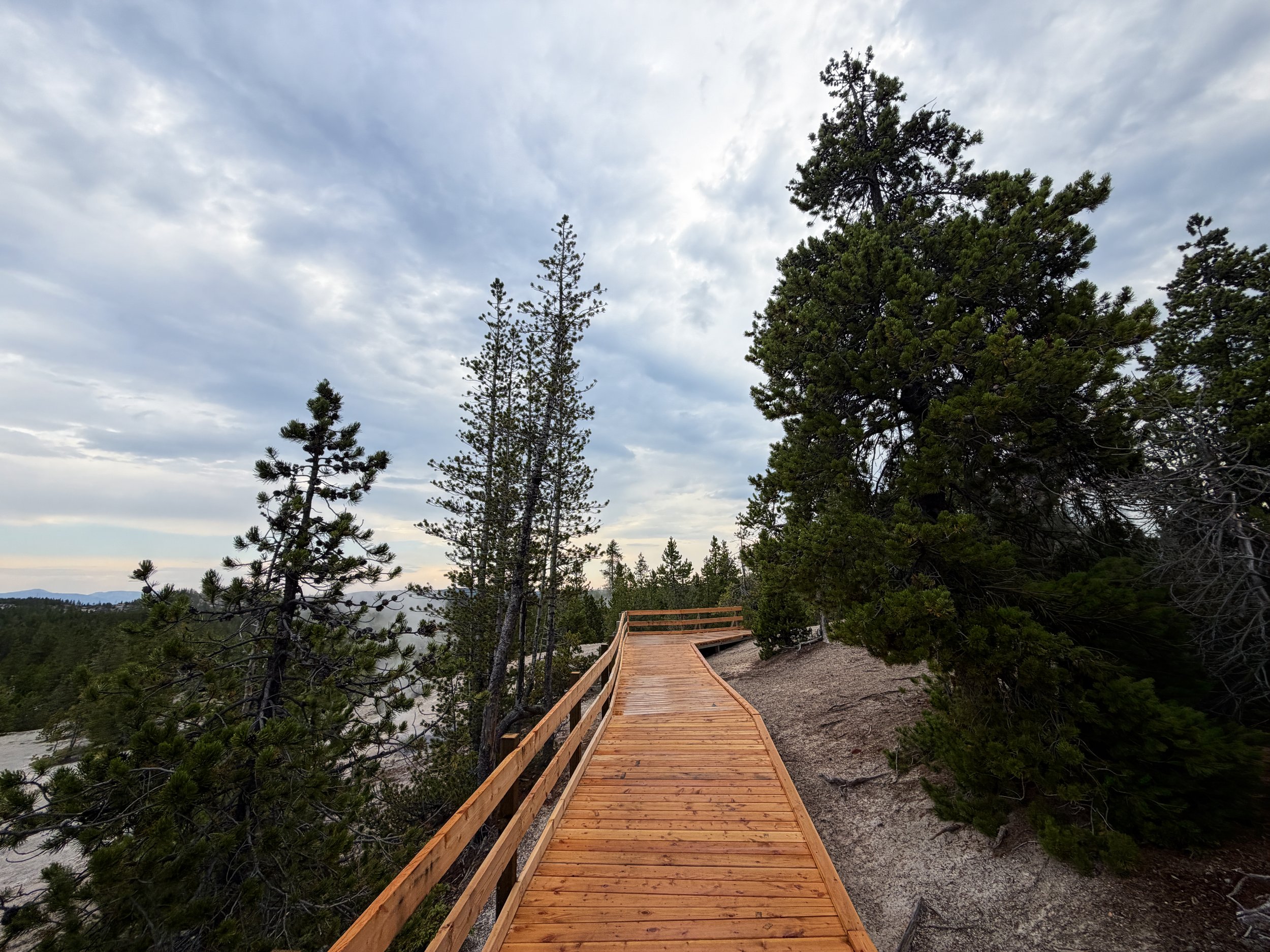 Norris Geyser Basin Boardwalk Trail Yellowstone National Park Wyoming