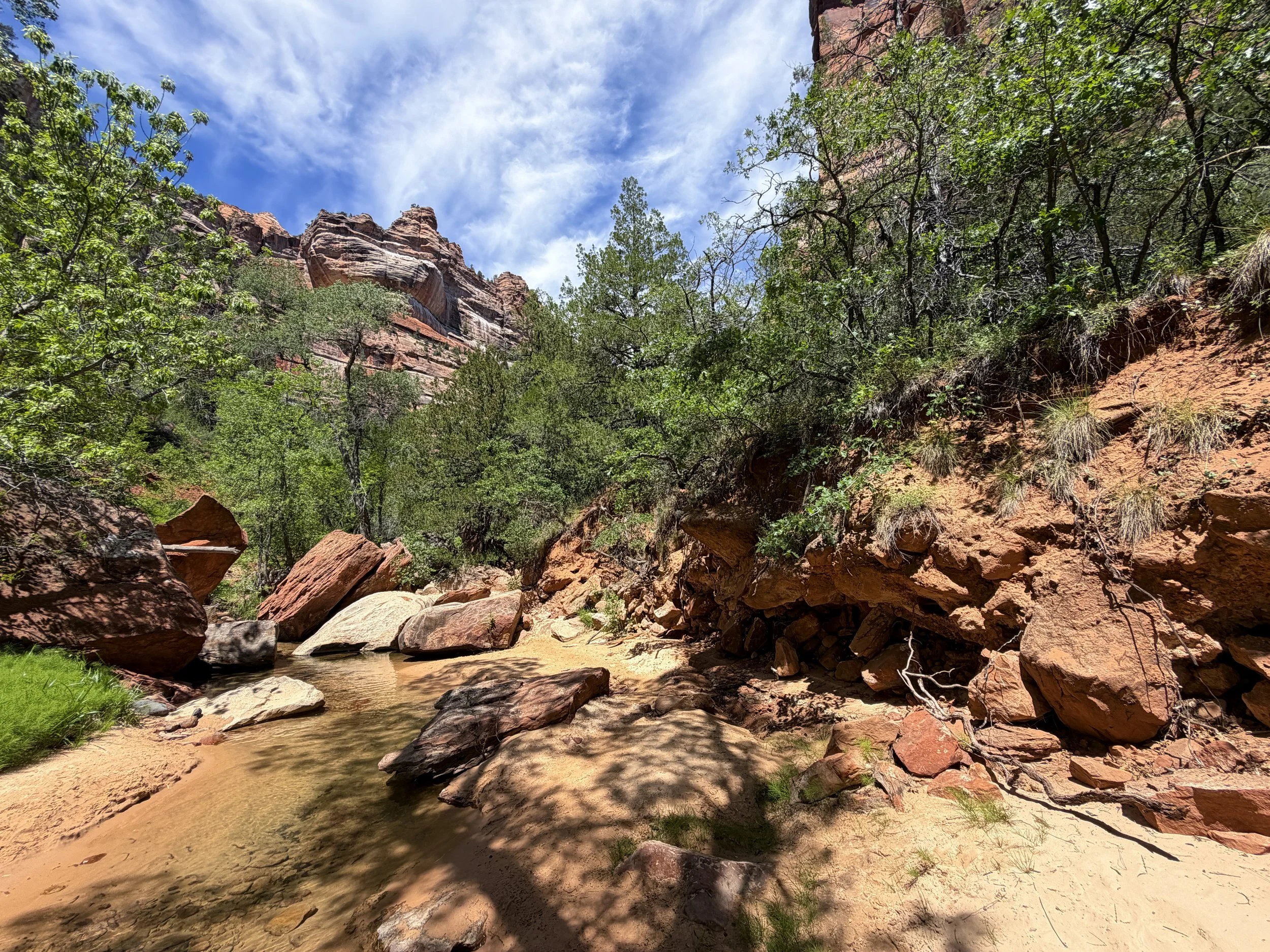 Left Fork Trail to the Subway Zion National Park Utah