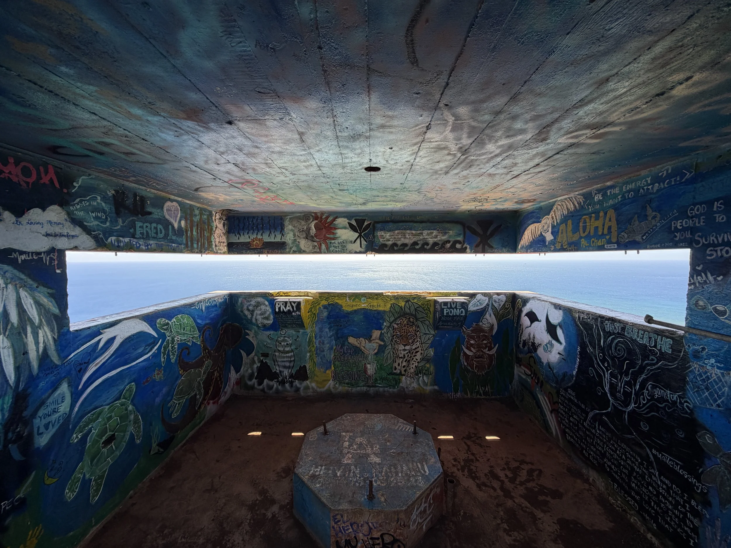 Puu O Hulu Trail Pillboxes Oahu Hawaii