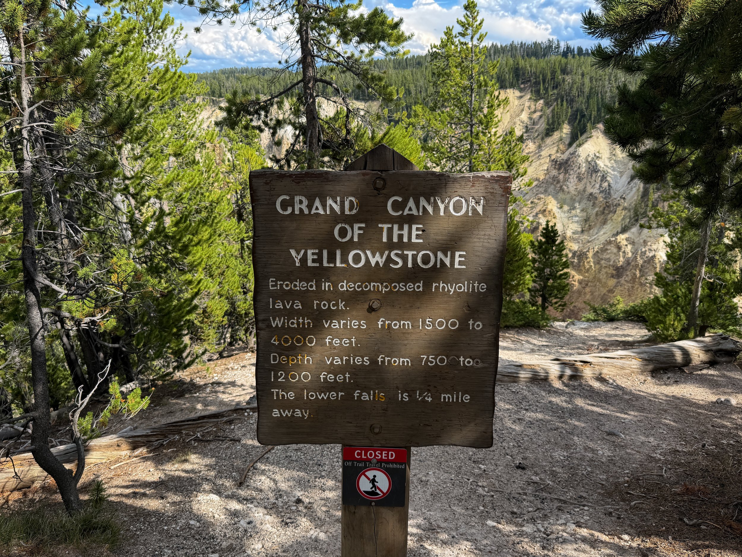 Grand Canyon of the Yellowstone Wyoming
