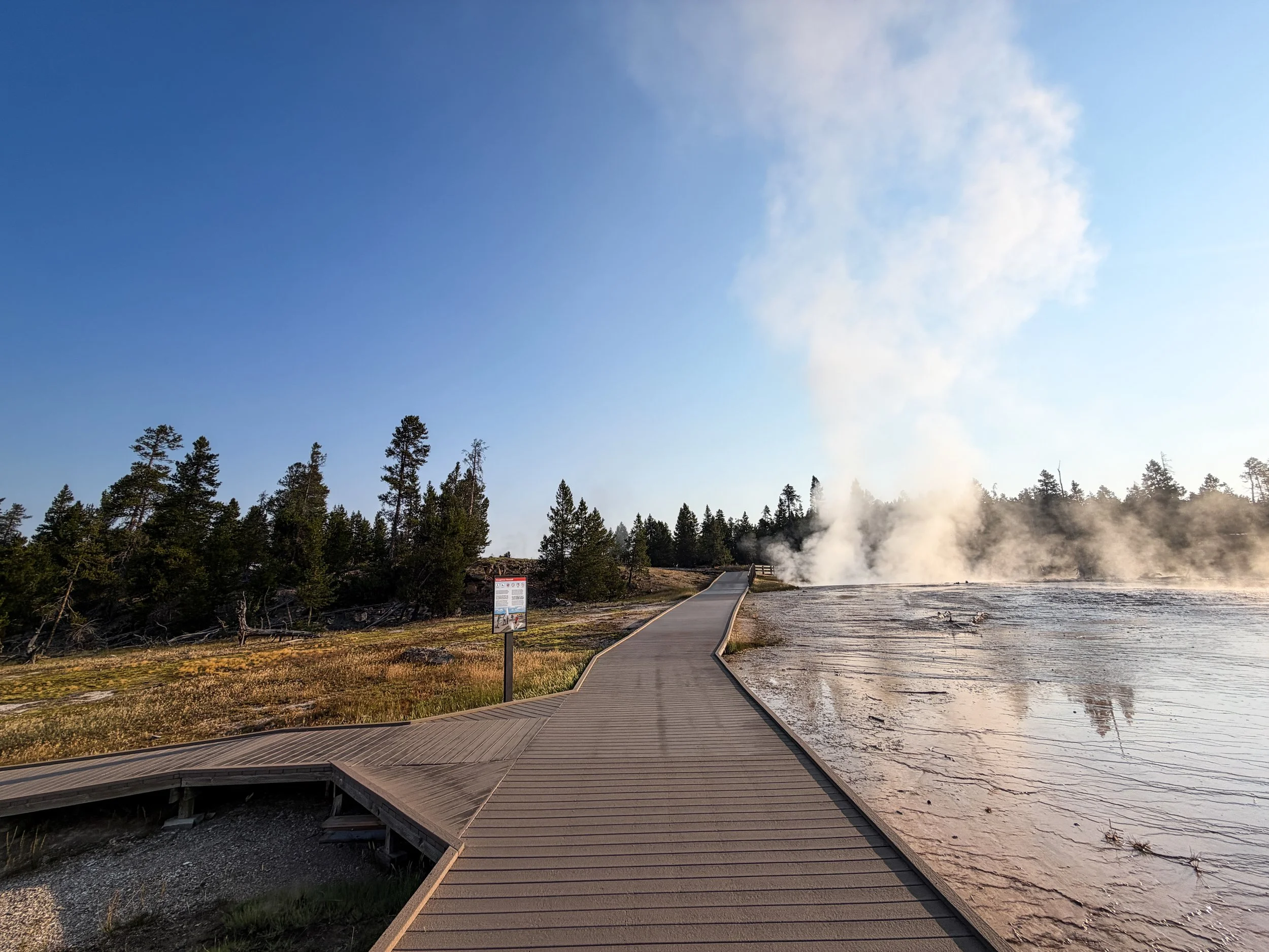Fountain Paint Pot Trail Yellowstone National Park Wyoming
