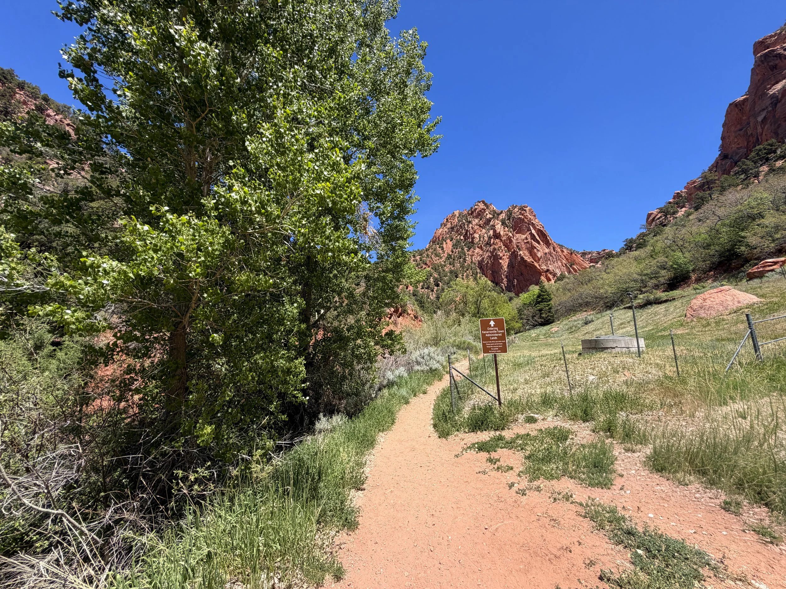 Kanarraville Falls Trail Kanarraville Utah