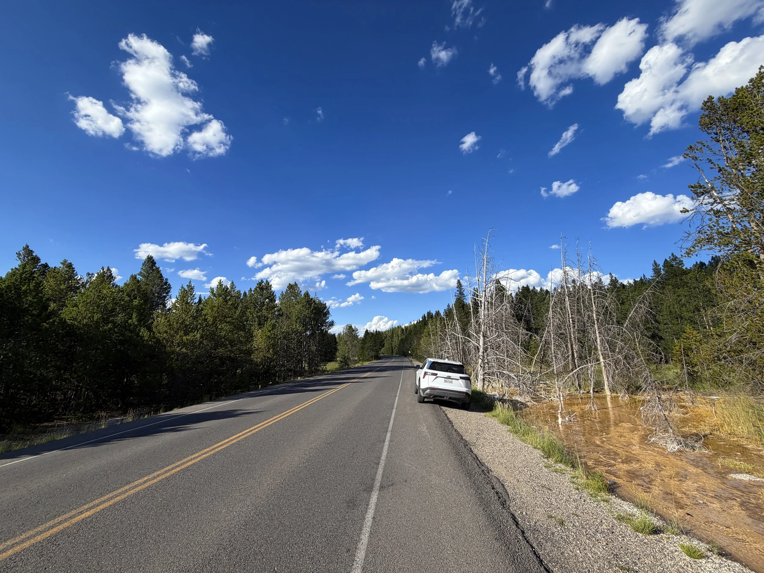 Artemisia Trailhead Parking Yellowstone National Park Wyoming
