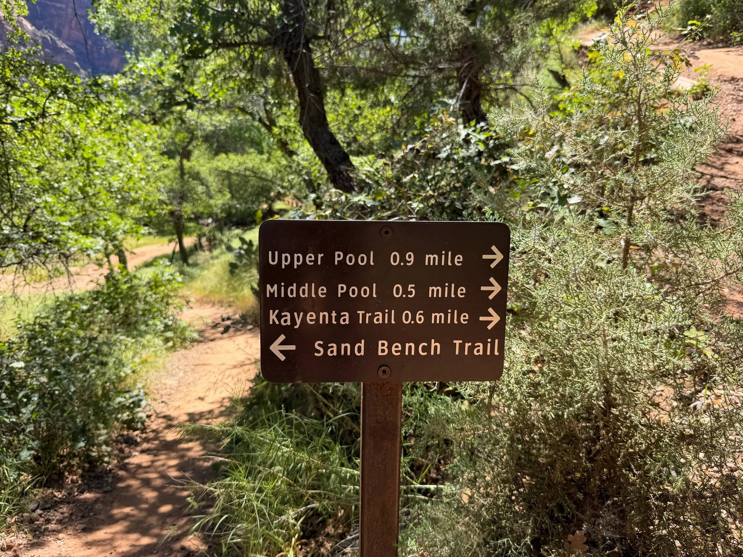 Emerald Pools Loop Trail Zion National Park Utah