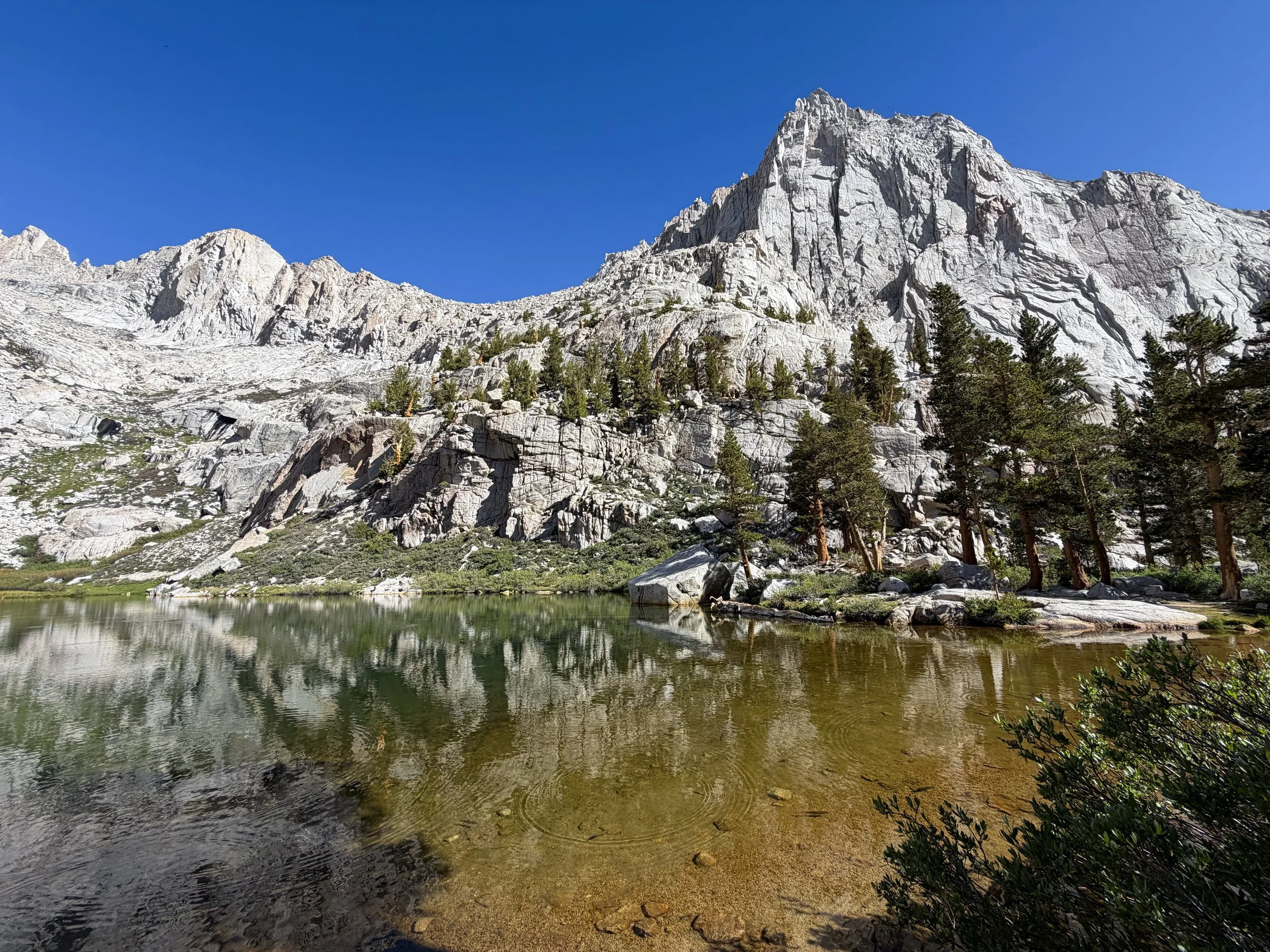 Mirror Lake Mount Whitney Trail Lone Pine California