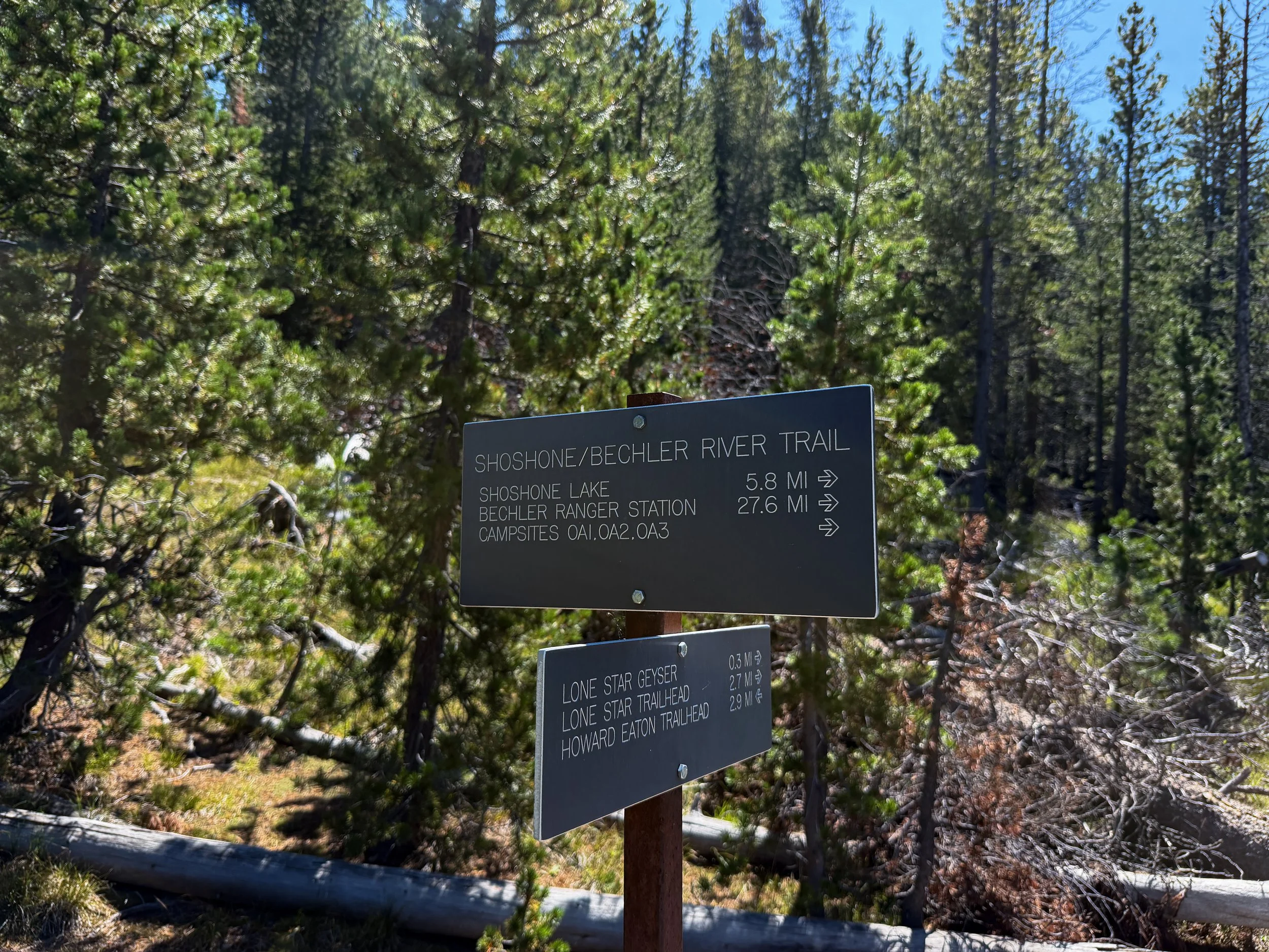 Lone Star Geyser Trail Yellowstone National Park Wyoming
