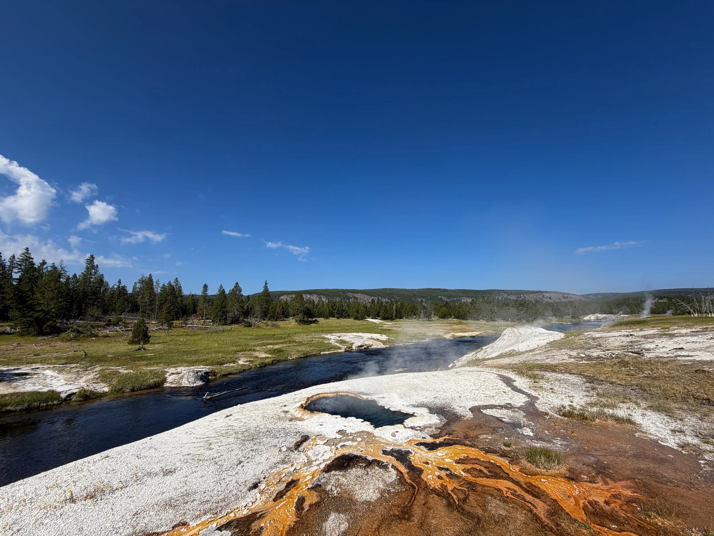 South Scalloped Spring Yellowstone National Park Wyoming