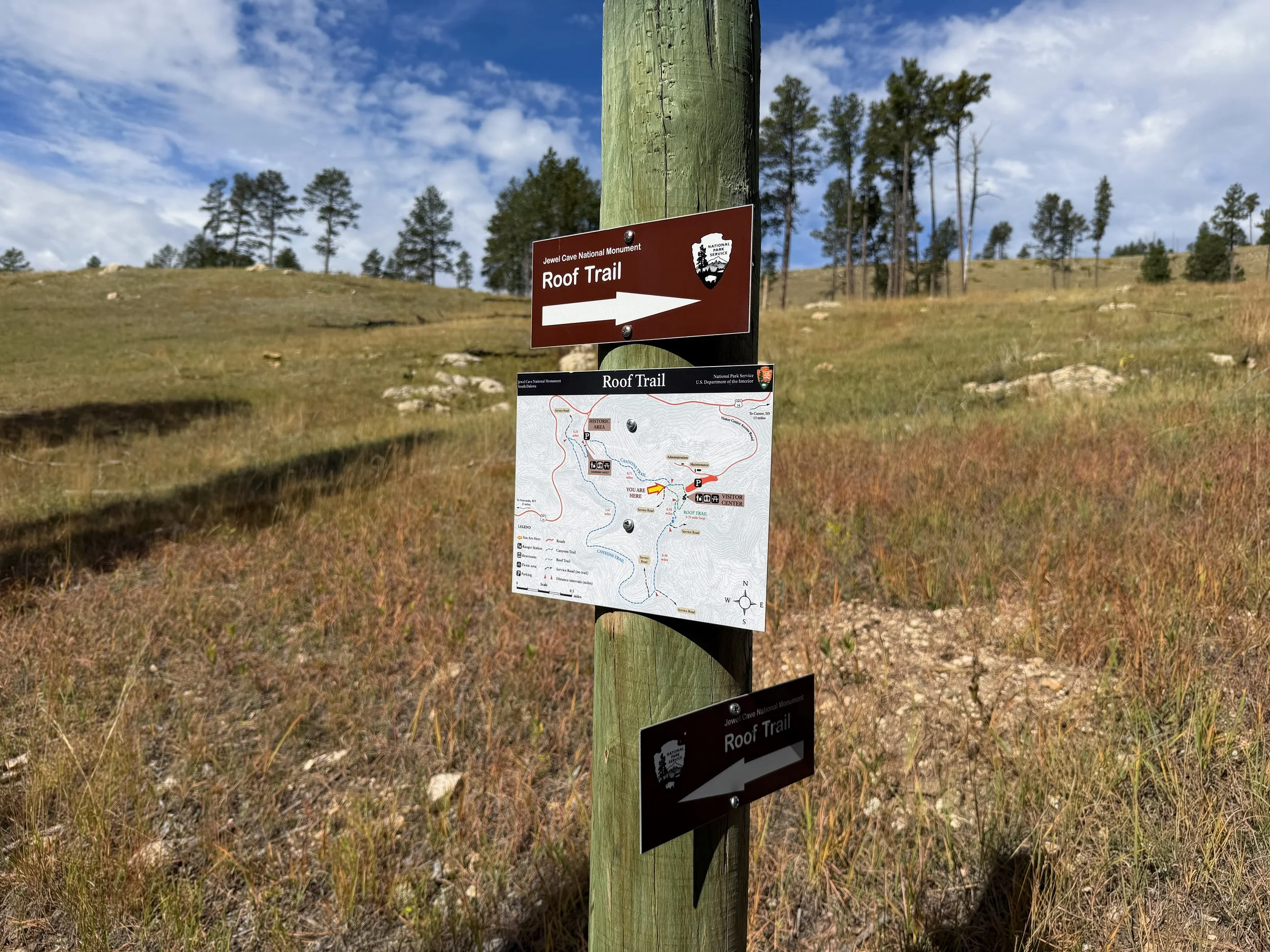 Roof Trail Jewel Cave National Monument Black Hills South Dakota