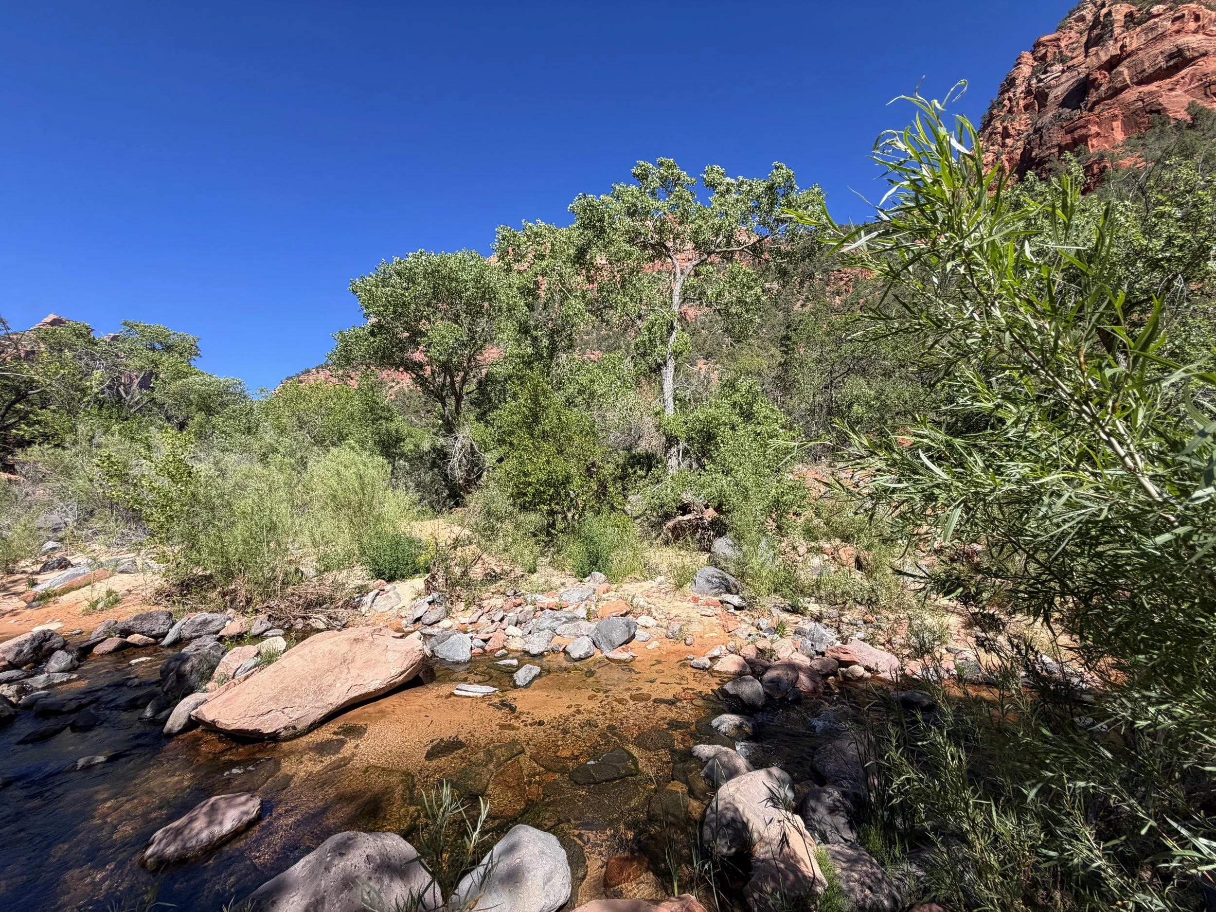 Subway Trail Bottom Up Route Zion National Park Utah