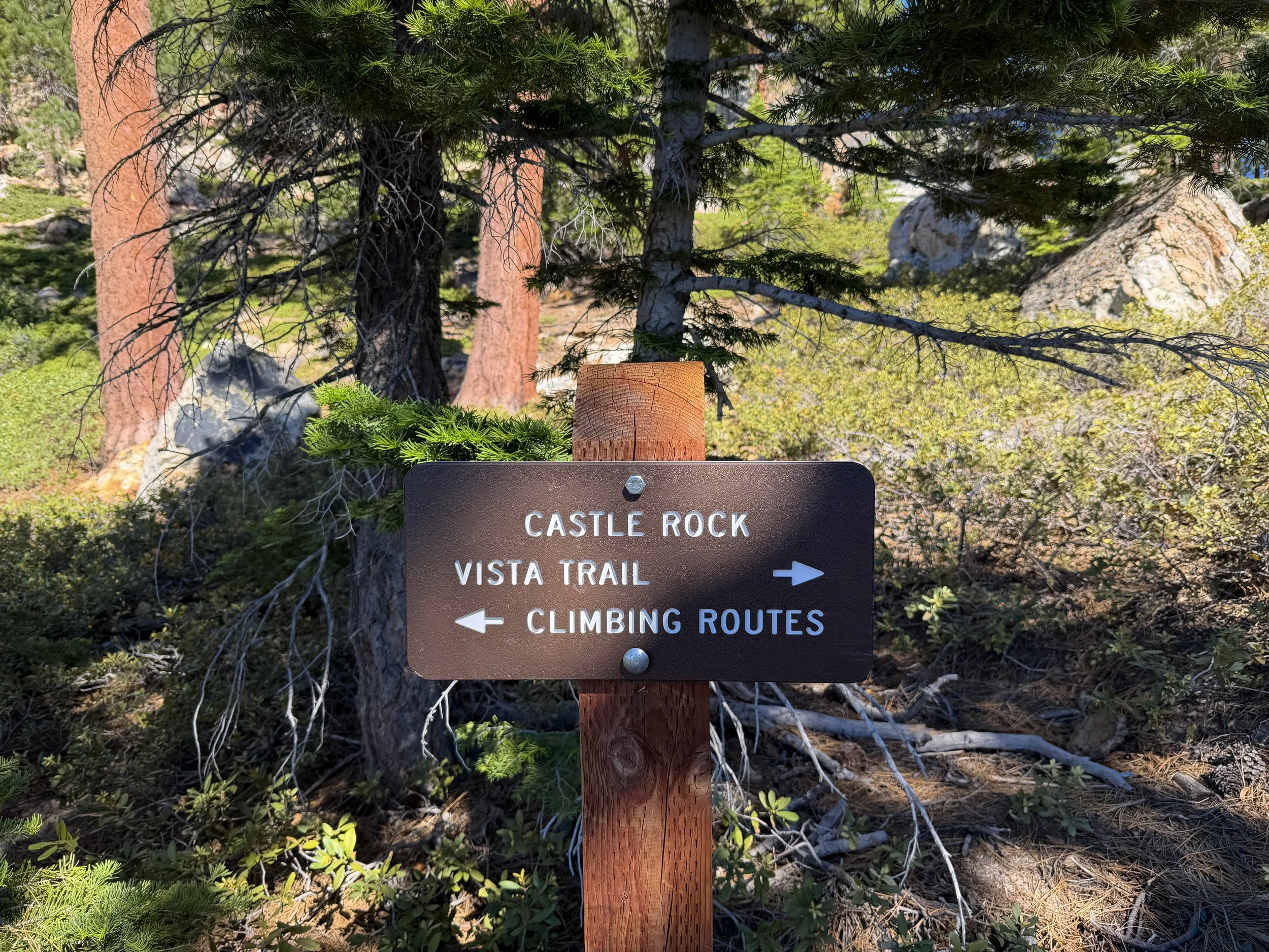 Castle Rock Hike Lake Tahoe Nevada