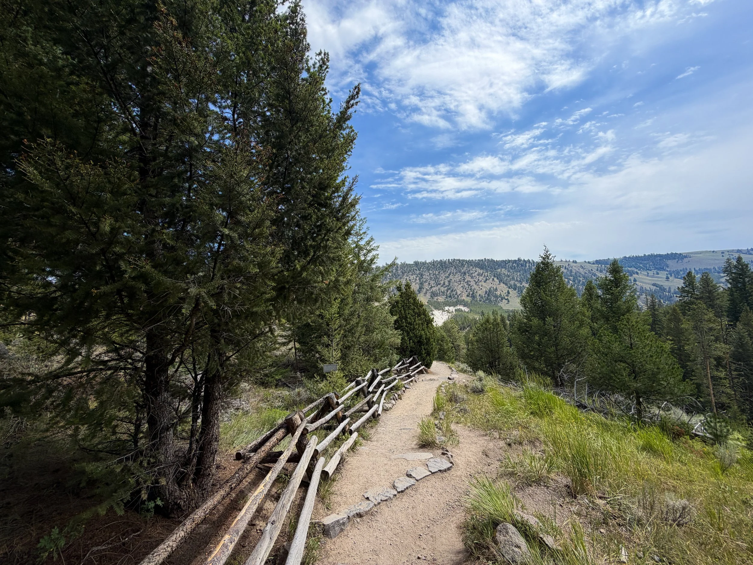 Tower Falls Trail Yellowstone National Park Wyoming