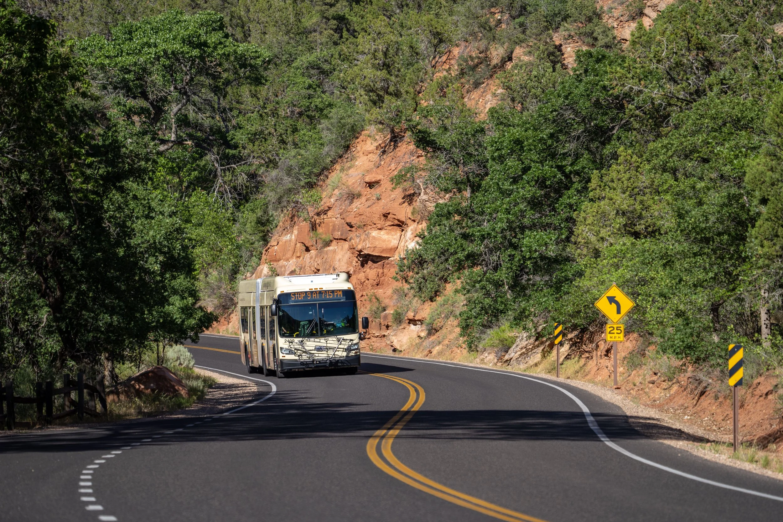 Zion Canyon Shuttle Zion National Park