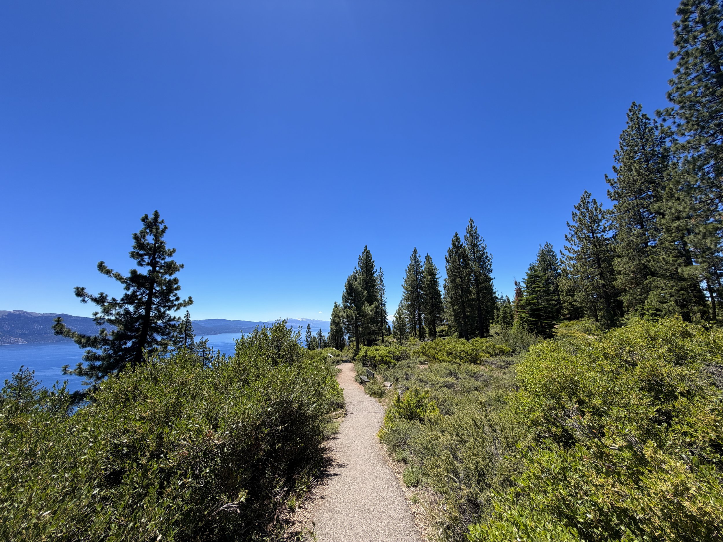 State Line Fire Lookout Trail Lake Tahoe California
