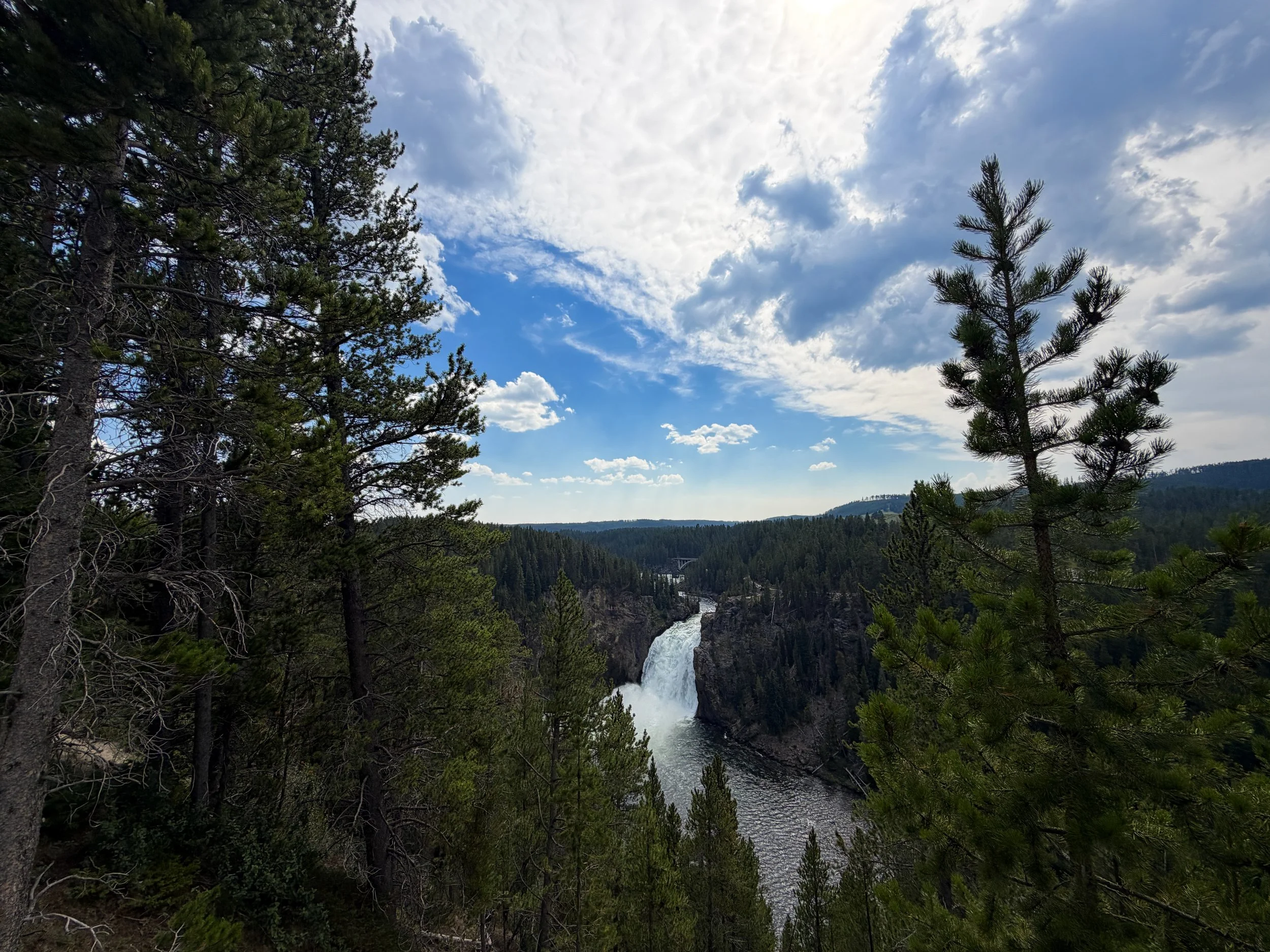 Upper Falls View Yellowstone National Park Wyoming