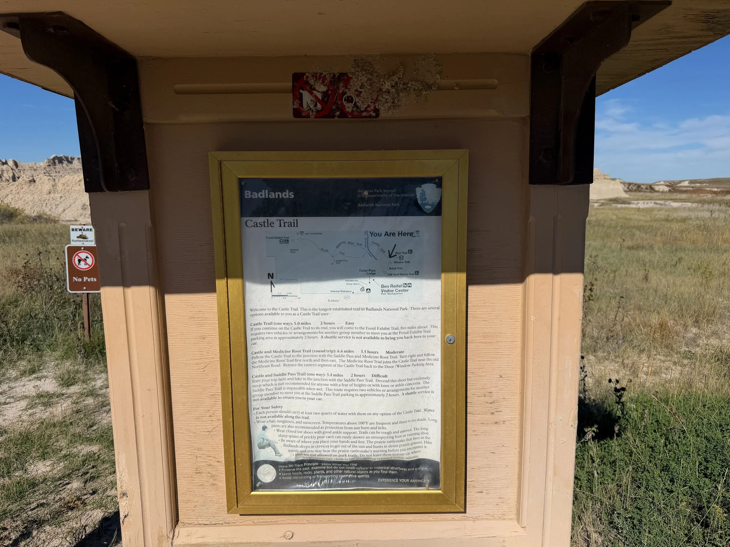 Castle Trailhead Badlands National Park South Dakota