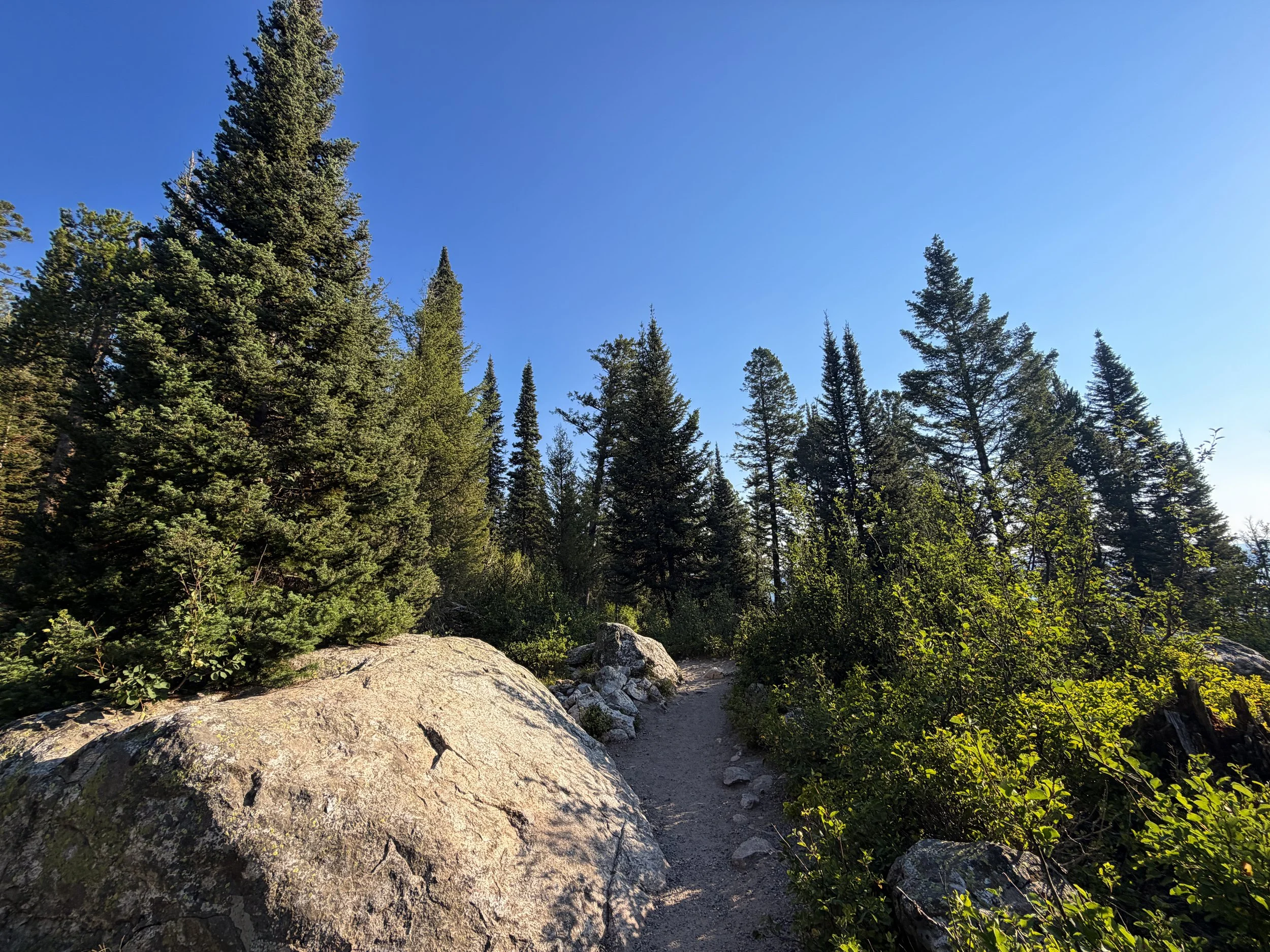 Hidden Falls via Jenny Lake Loop Trail Grand Teton National Park Wyoming