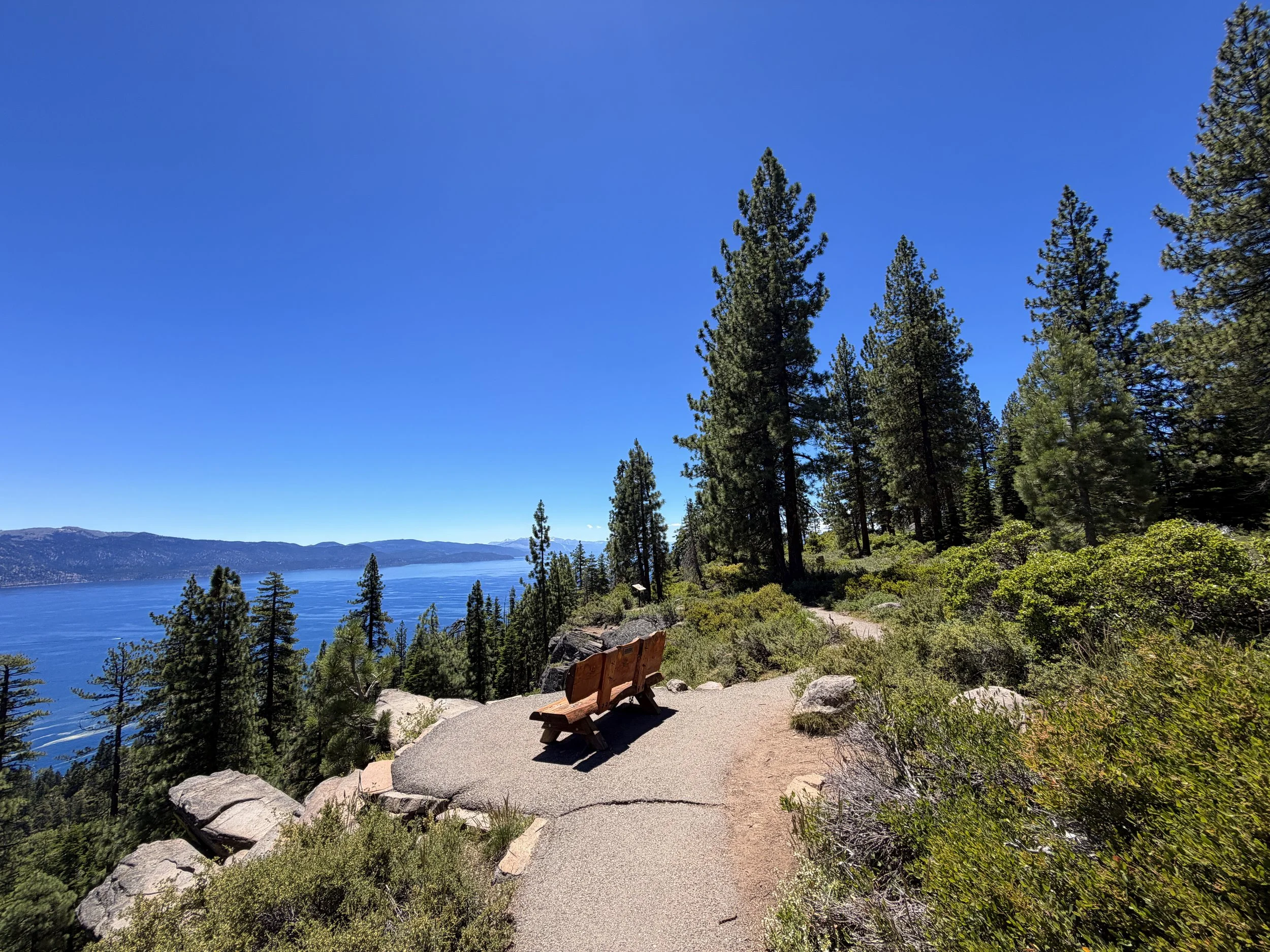 State Line Fire Lookout Trail Lake Tahoe California