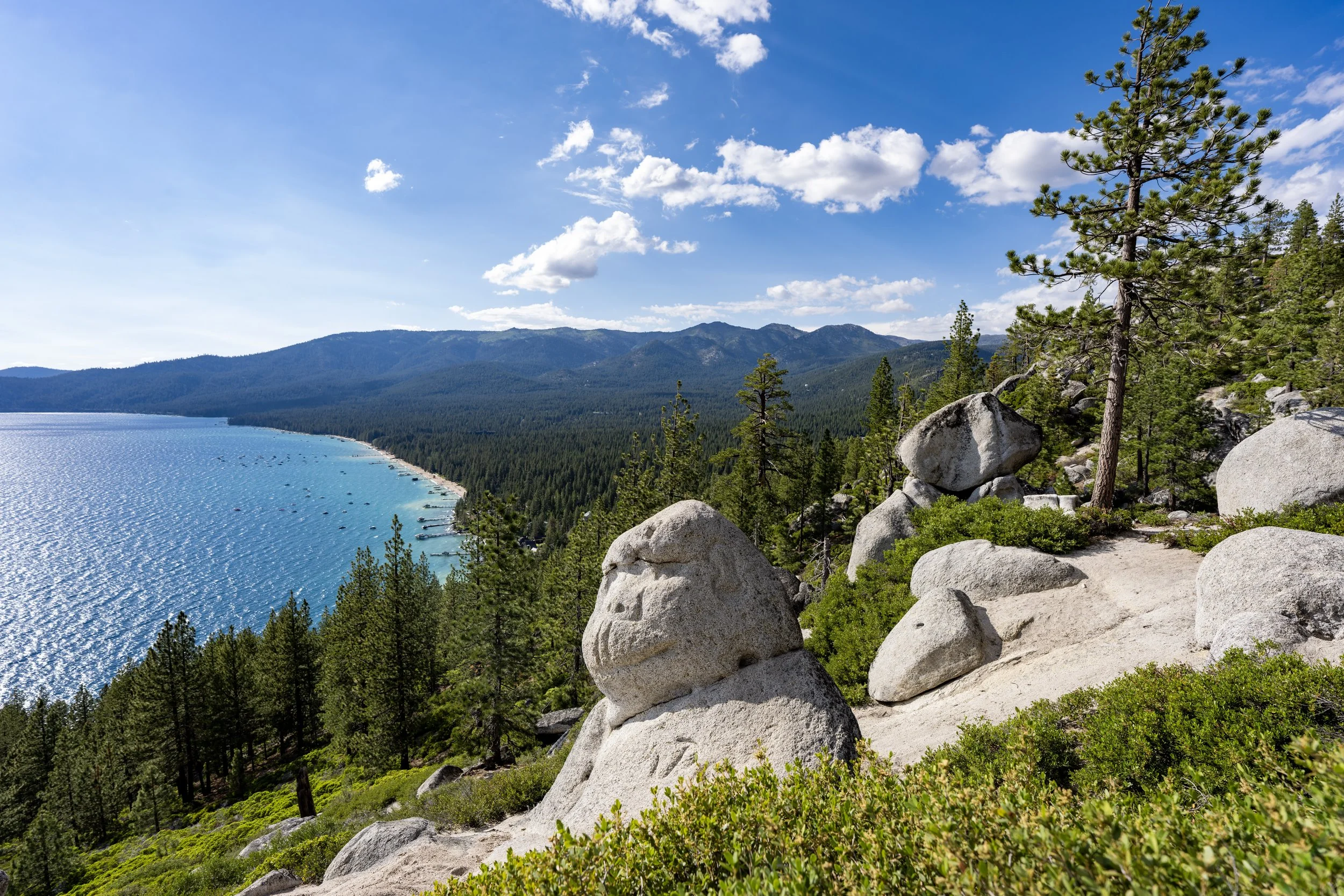 Monkey Rock Lake Tahoe Nevada