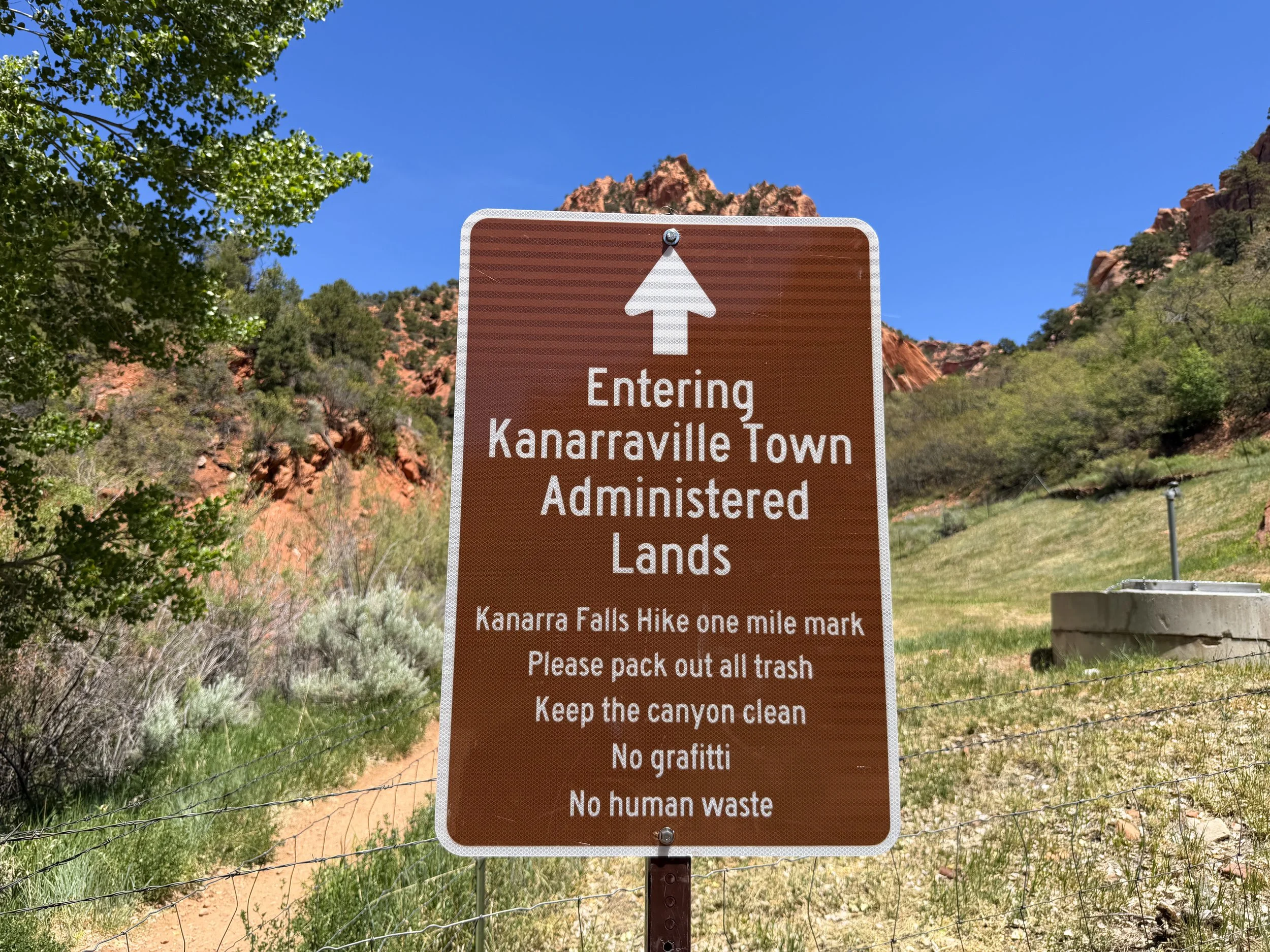 Kanarraville Falls Trail Kanarraville Utah