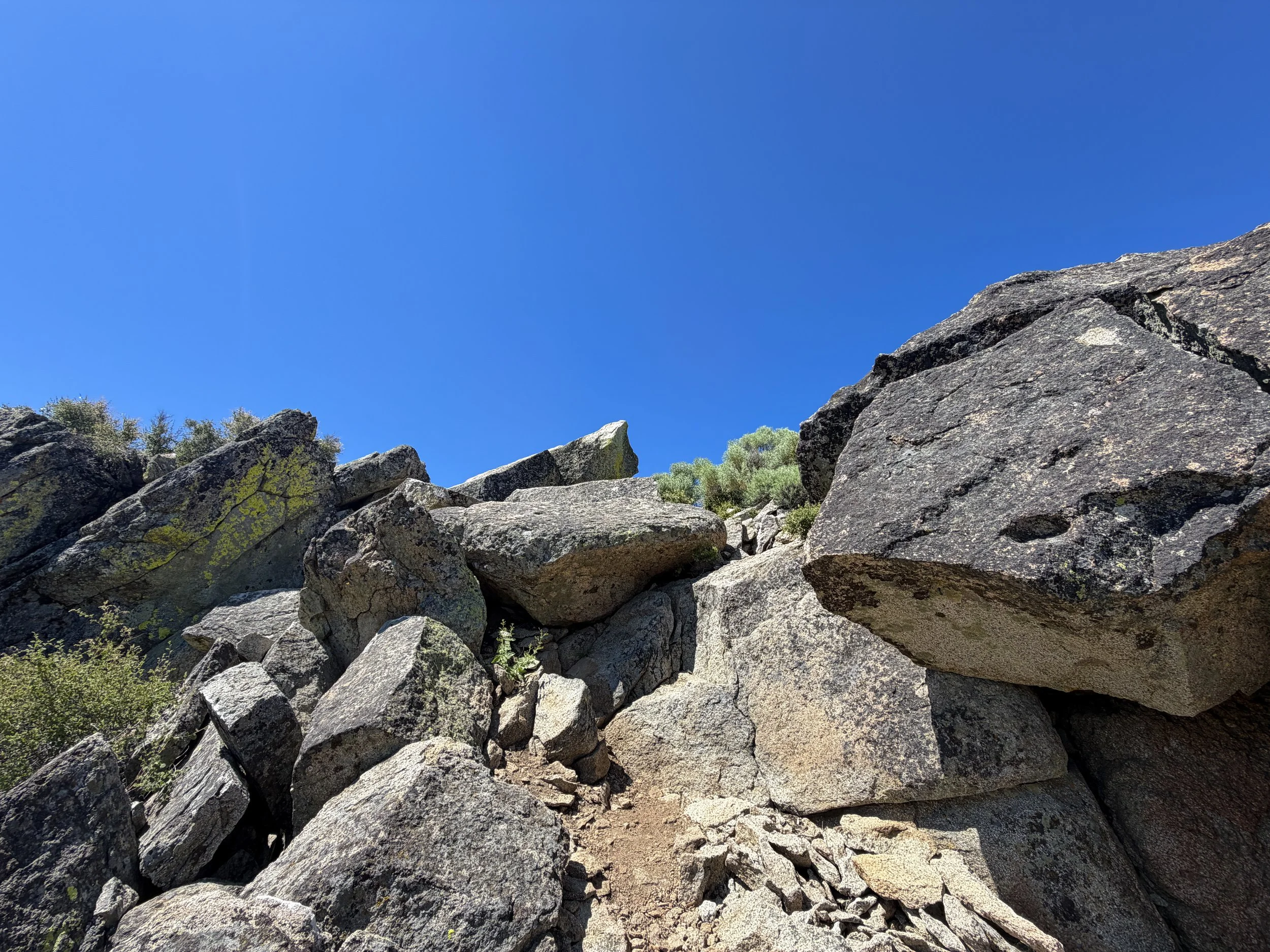 Captain Pomin Rock Trail Lake Tahoe Nevada
