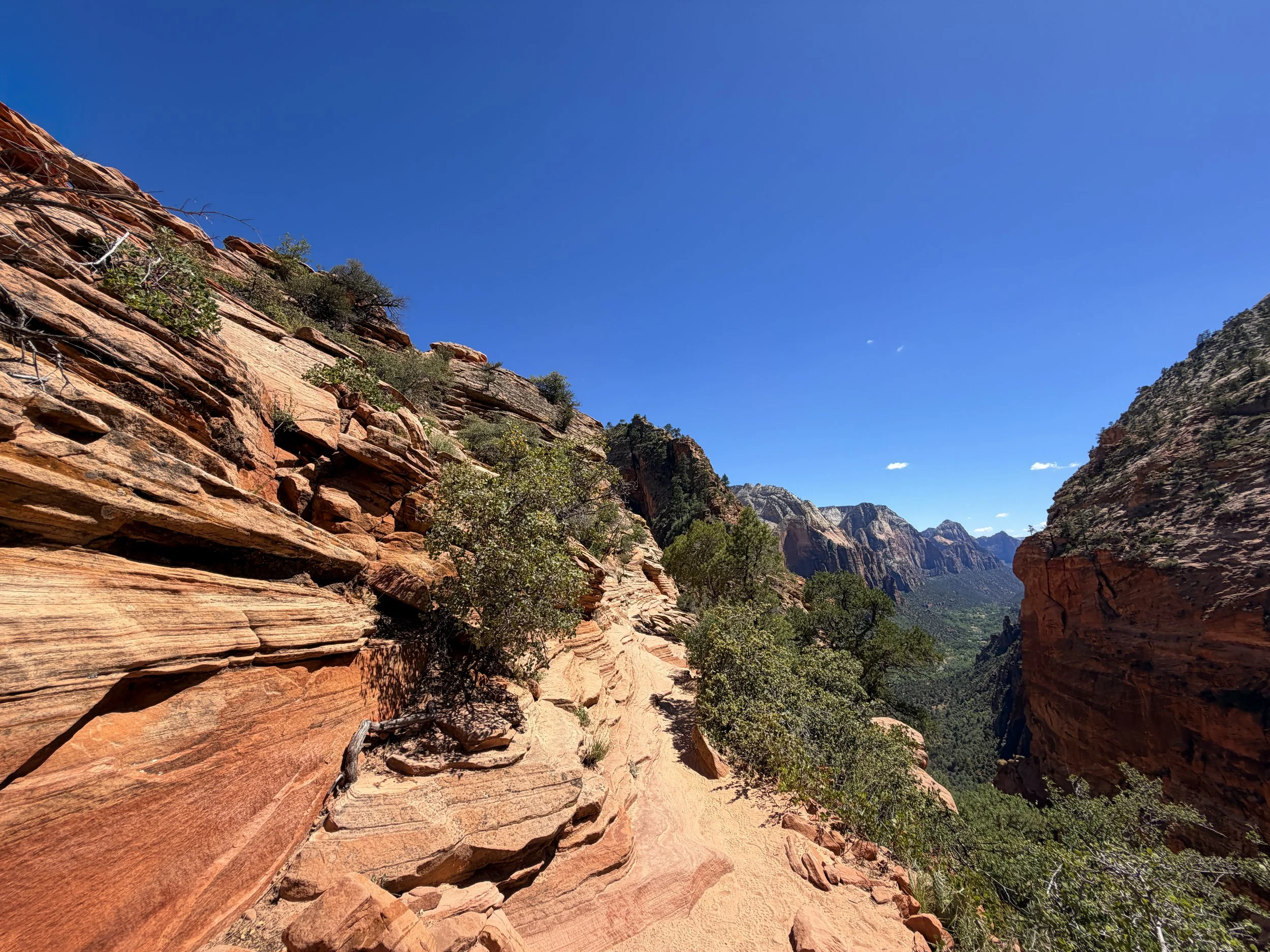Angels Landing Trail Chains Zion National Park Utah