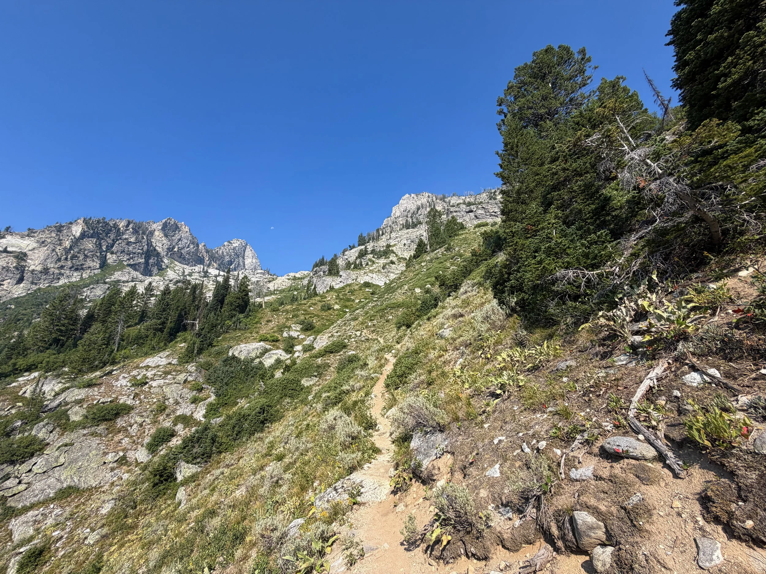 Lake of the Crags Trail via Jenny Lake Grand Teton National Park Wyoming
