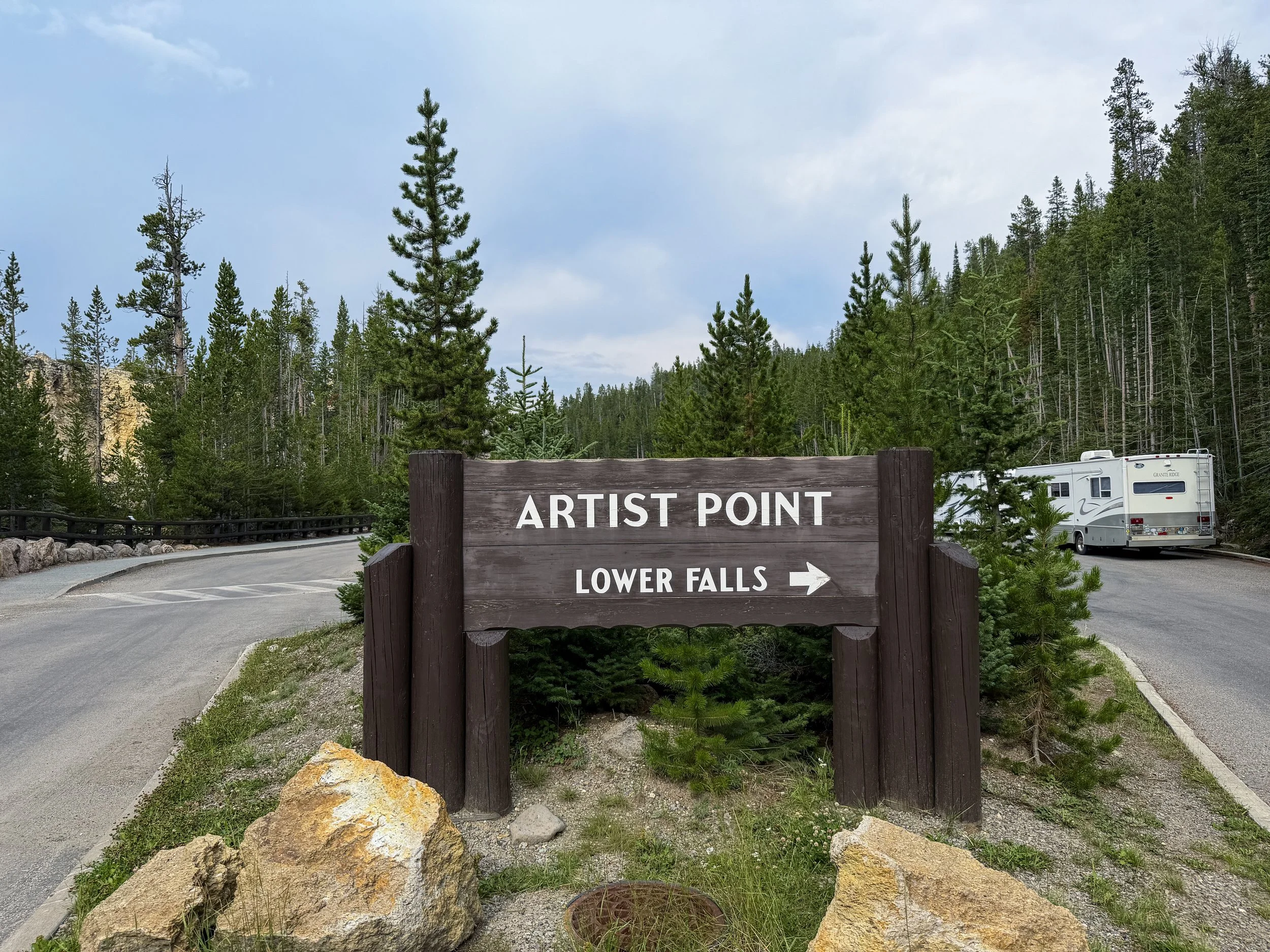 South Rim Trailhead Artist Point Yellowstone National Park Wyoming