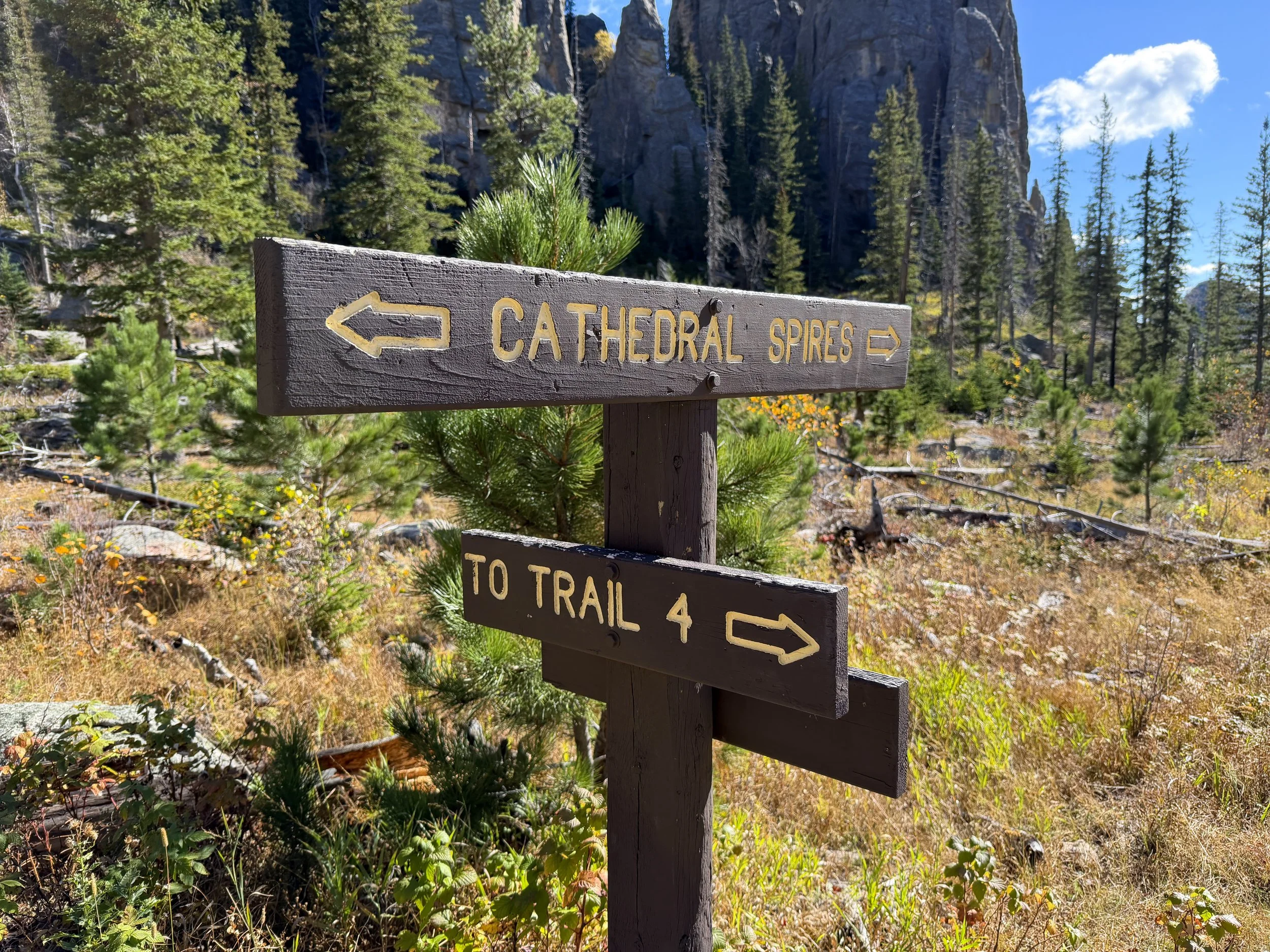 Cathedral Spires Trail to Little Devils Tower Custer State Park Black Hills South Dakota