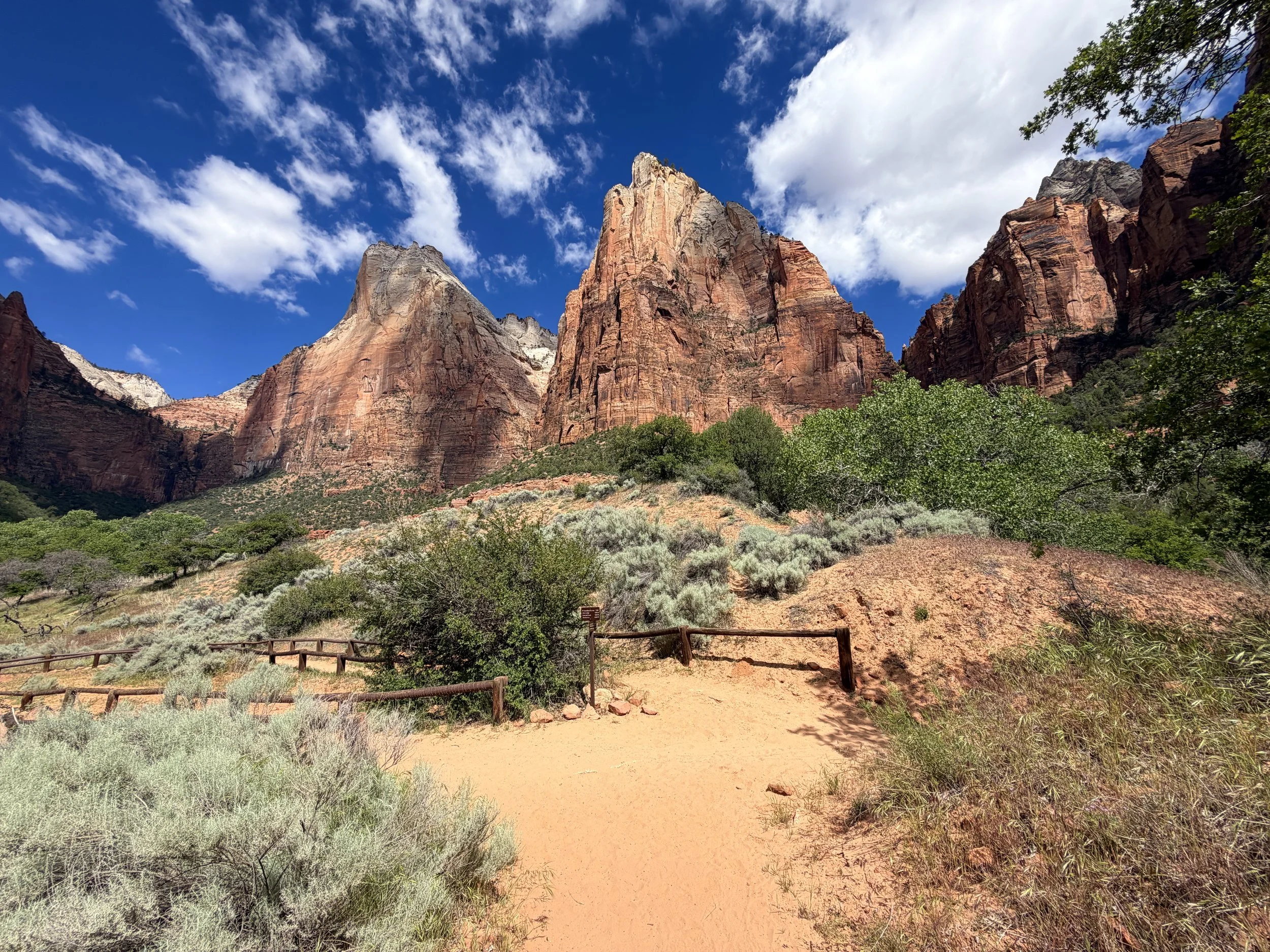 Sand Bench Trail Zion National Park Utah