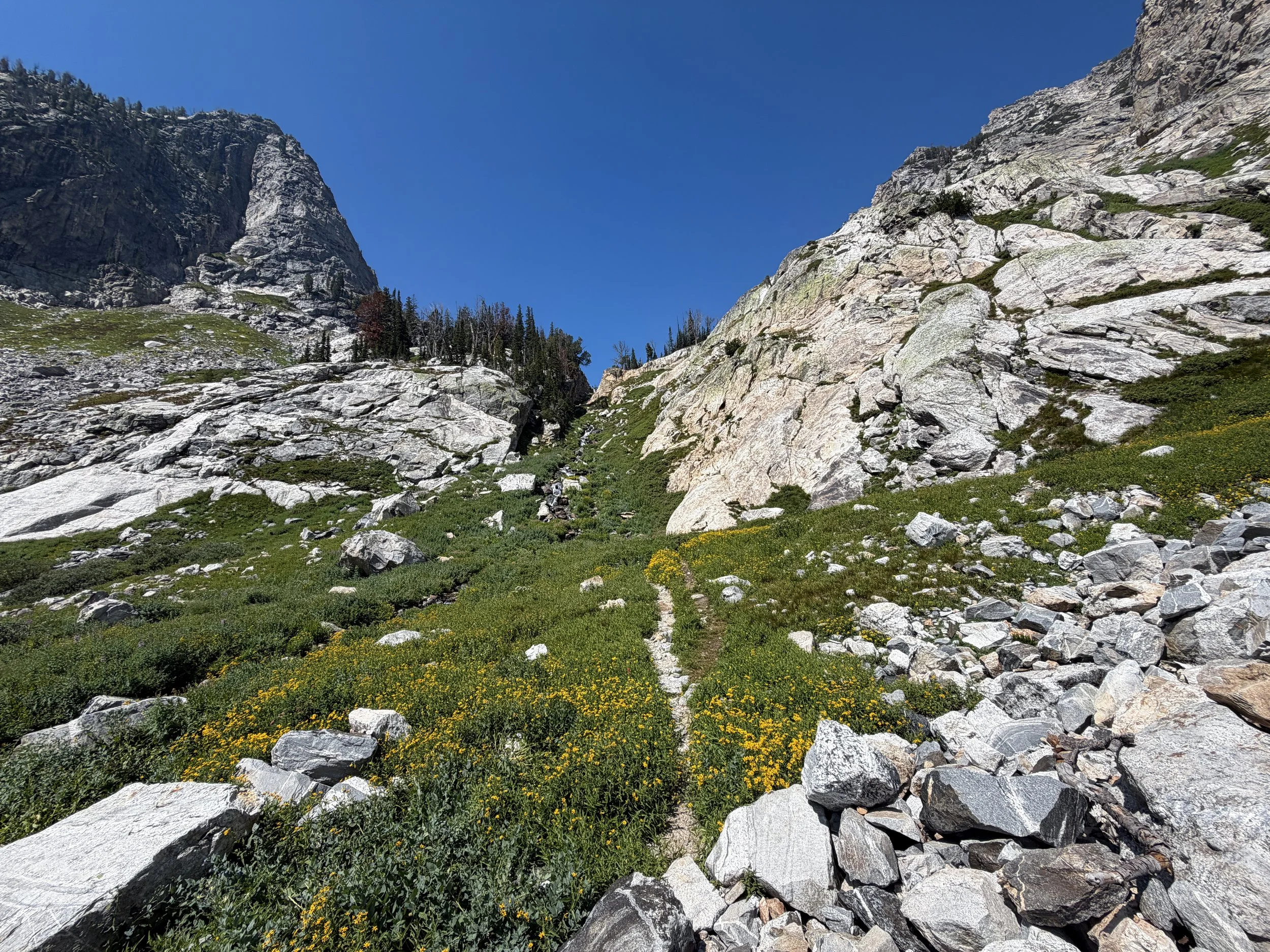 Lake of the Crags Trail Grand Teton National Park Wyoming
