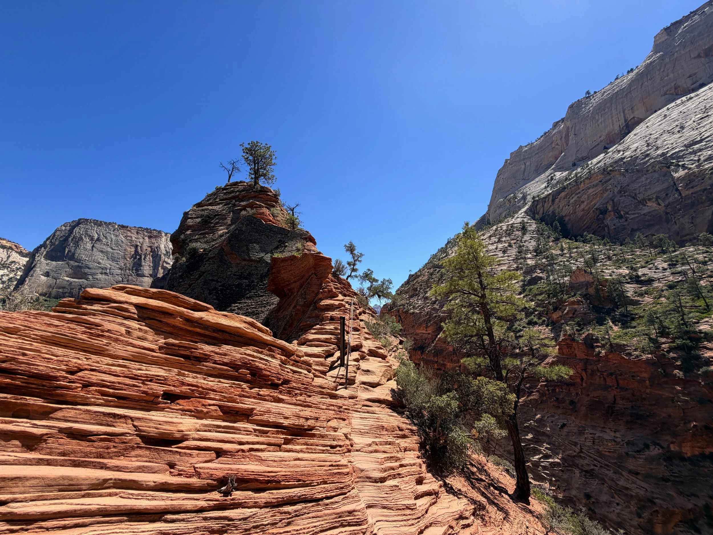 Angels Landing Trail Chains Zion National Park Utah