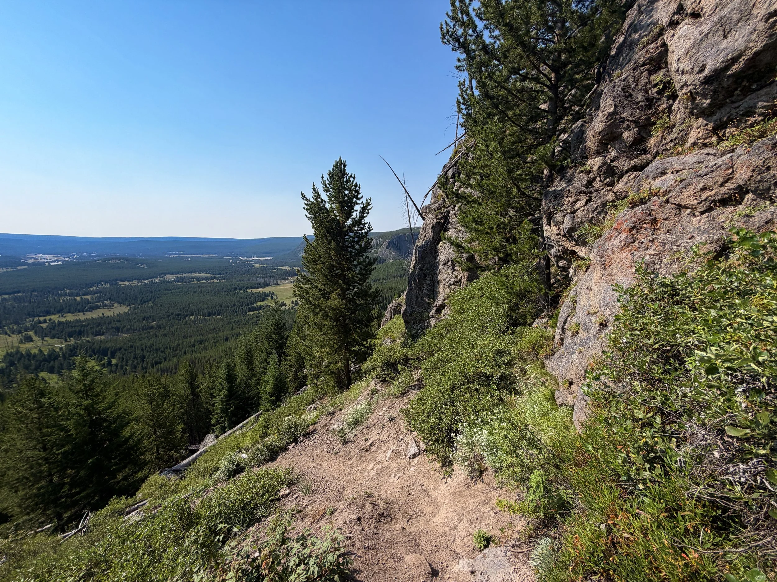 Mystic Falls Loop Trail Yellowstone National Park Wyoming