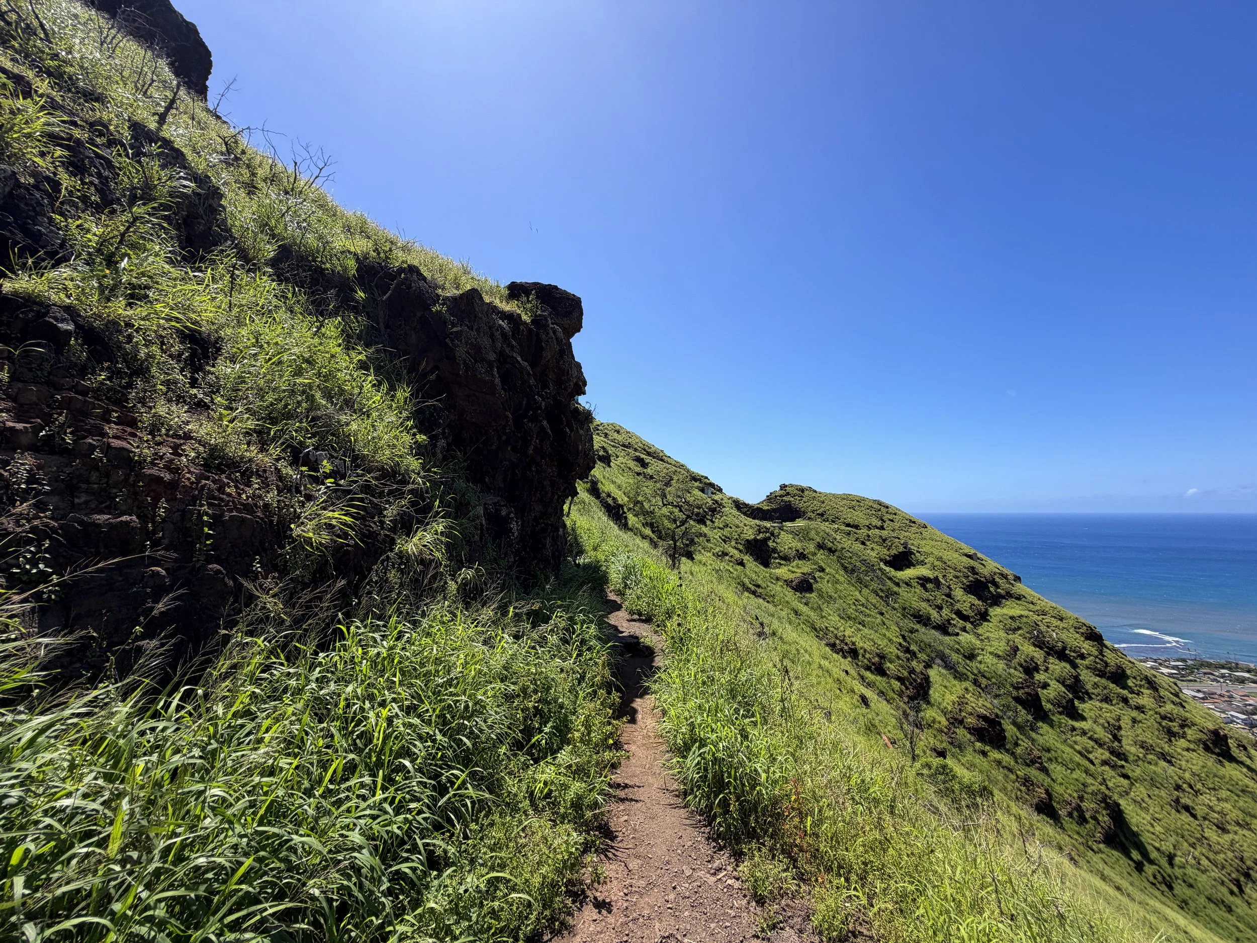 Puu O Hulu Trail to Pink Pillbox Oahu Hawaii