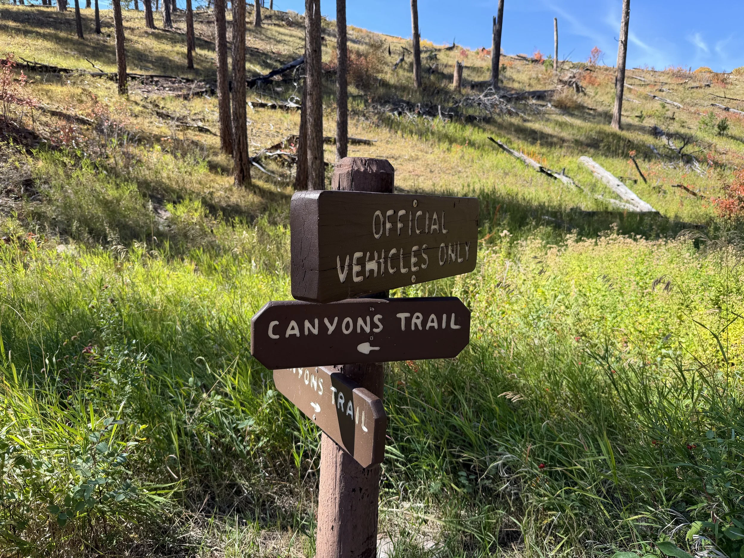 Canyons Loop Trail Jewel Cave National Monument Black Hills South Dakota
