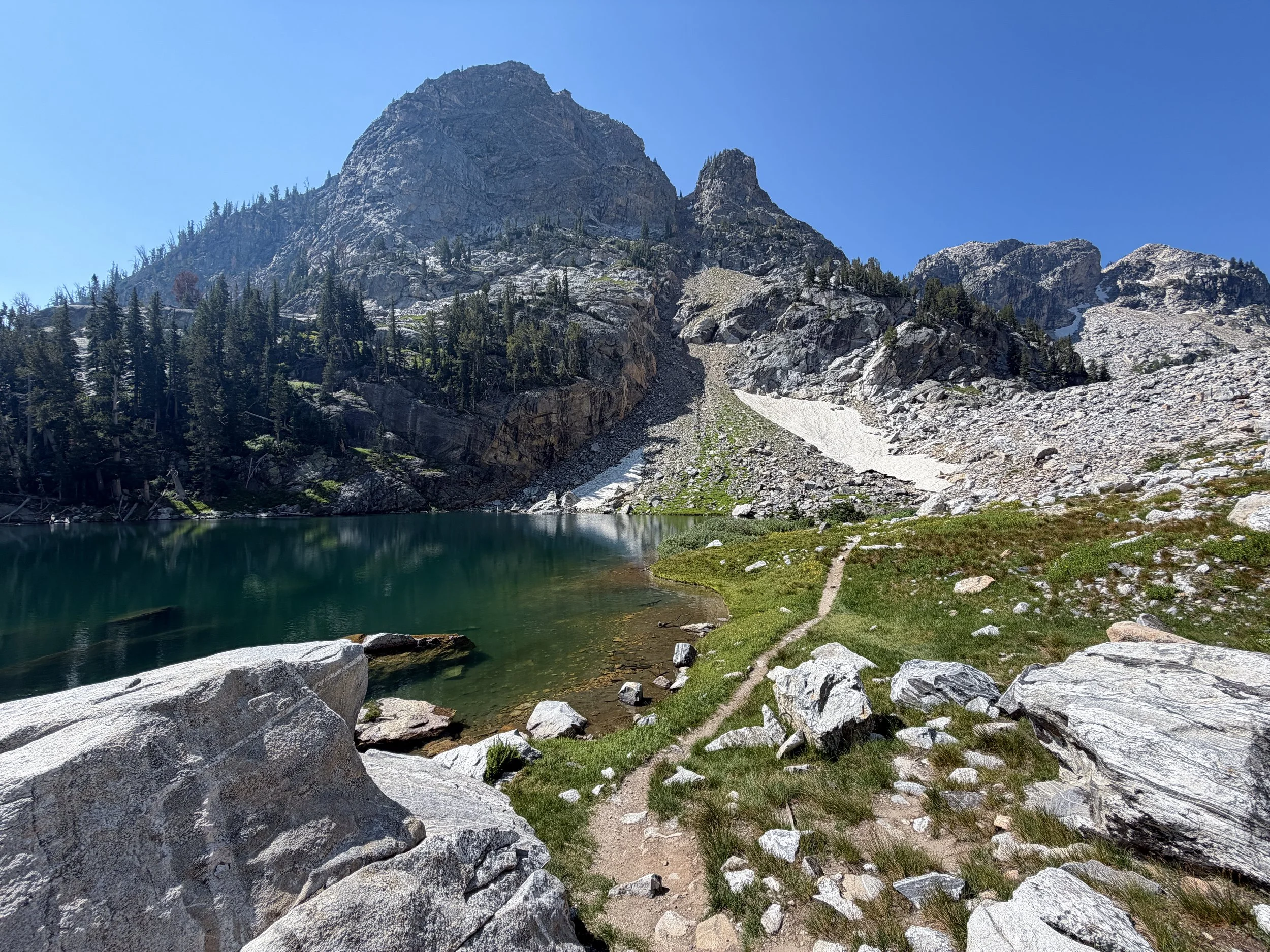 Lake of the Crags Trail Grand Teton National Park Wyoming